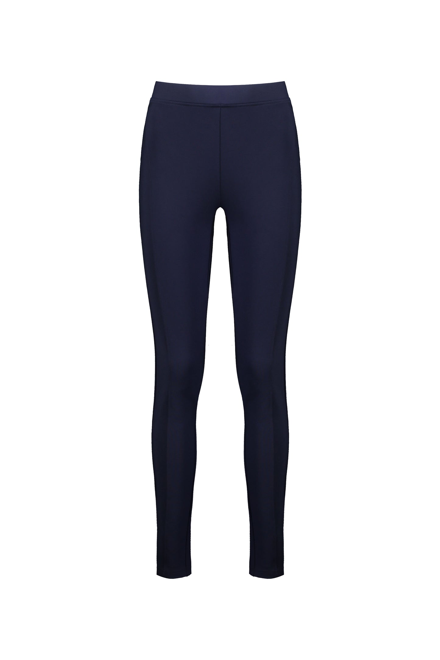 12106 Navy - Skinny Leg Full Length Ponti Pull-On - Vassalli