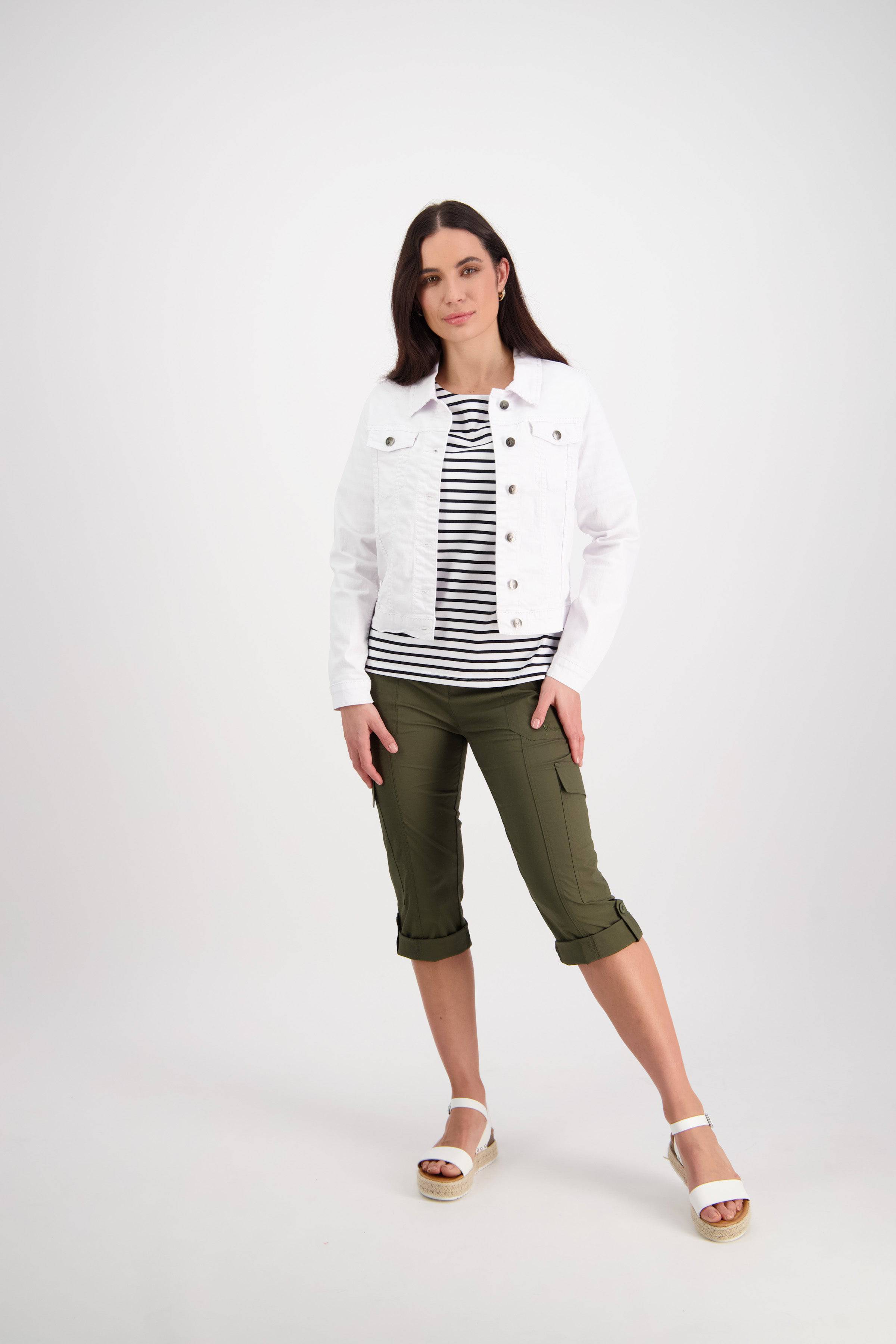 2017P White Denim - Denim Jacket - Vassalli