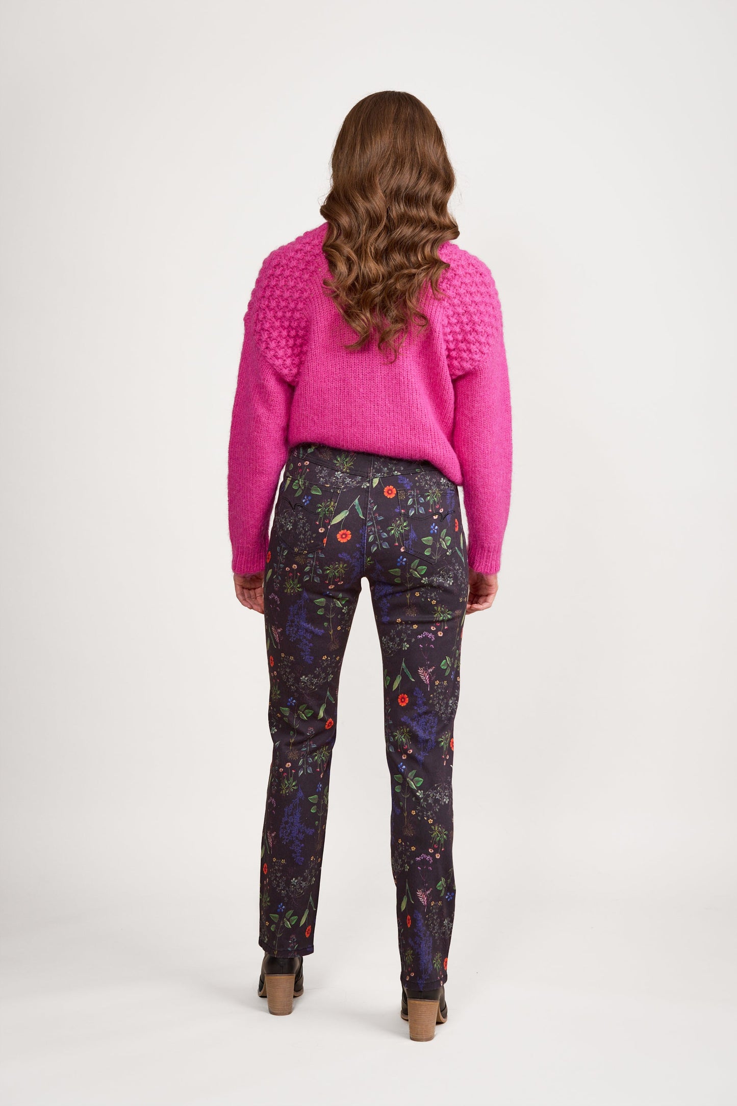 234A Halo - Slim Leg Full Length Printed Pull On - Vassalli