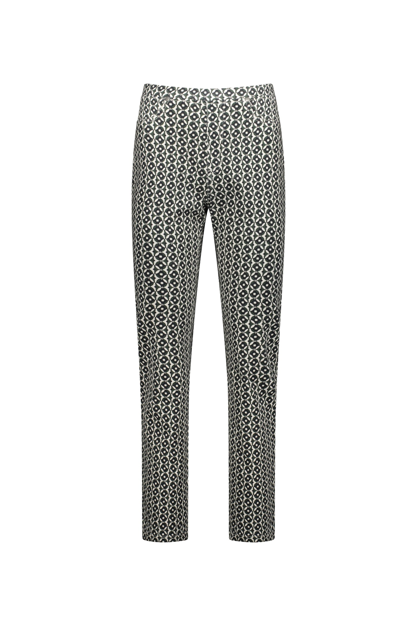 234A Vault - Slim Leg Full Length Printed Pull On - Vassalli