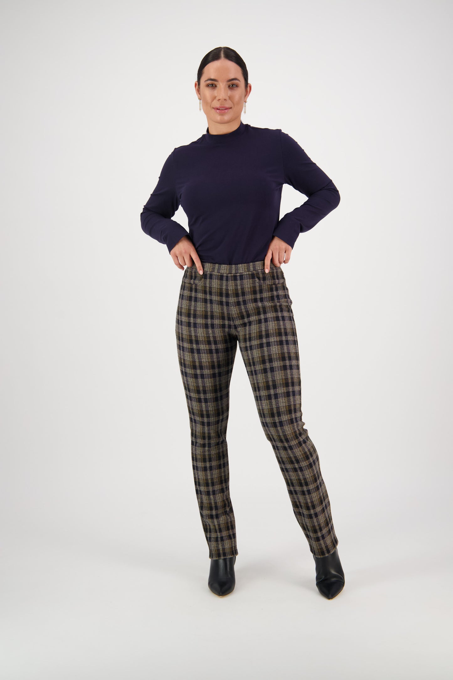 234B Newport - Slim Leg Full Length Pull On - Vassalli