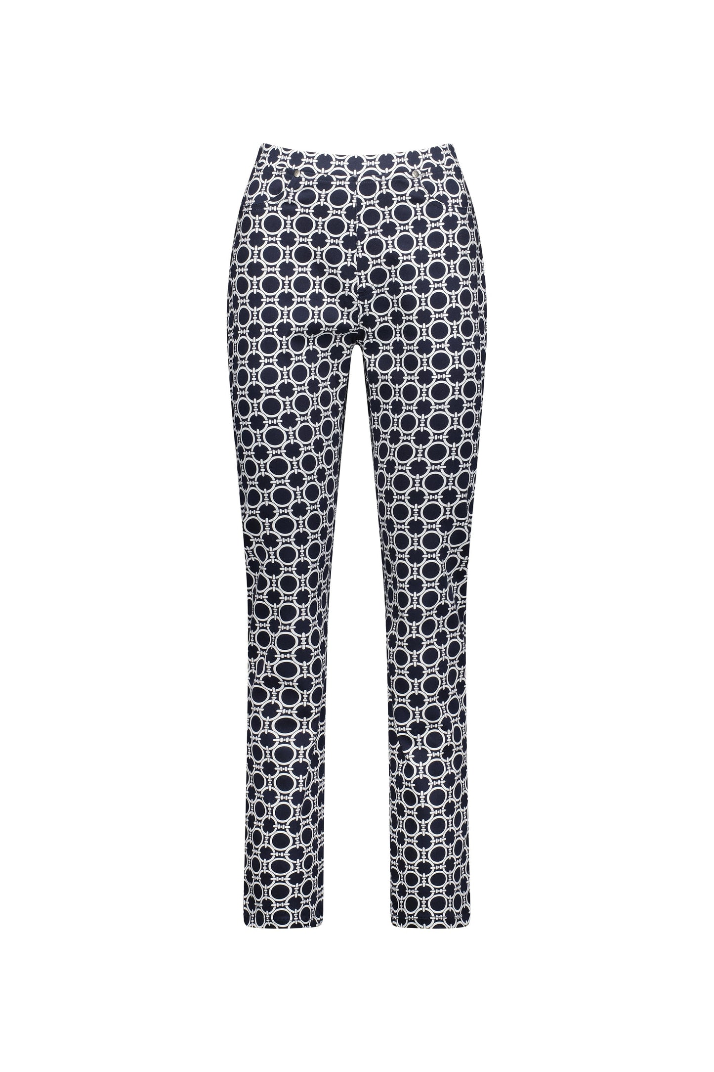 234LW Arlo - Printed Slim Leg Full Length Lightweight Pull On