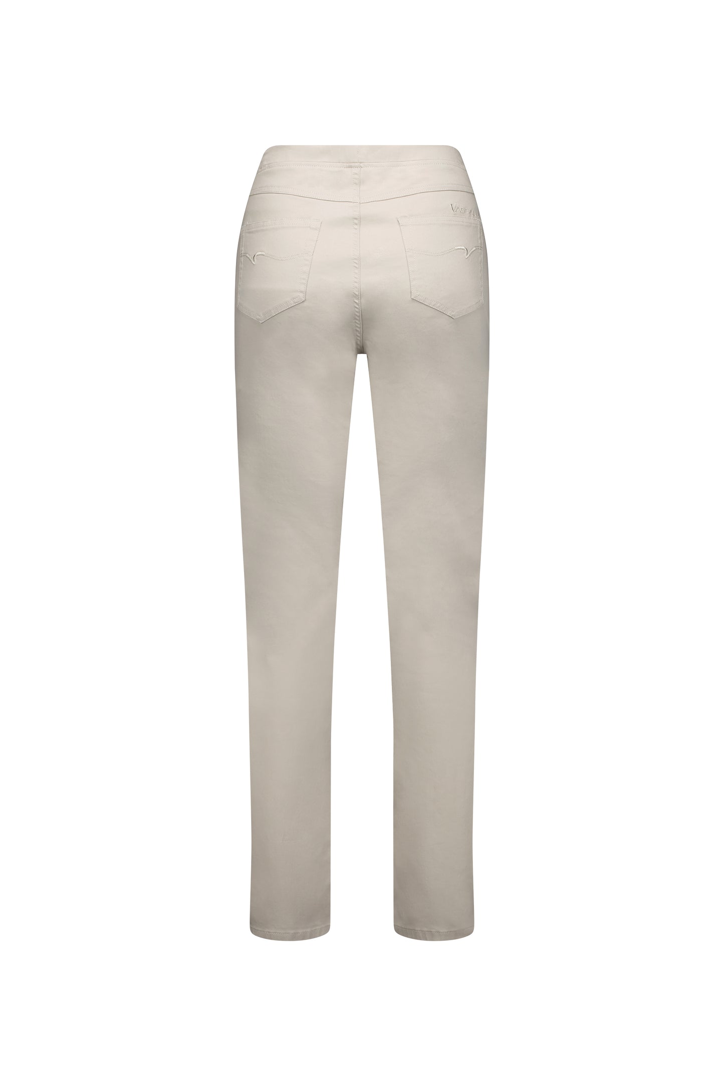 234LW Pumice - Plain Slim Leg Full Length Lightweight Pull On