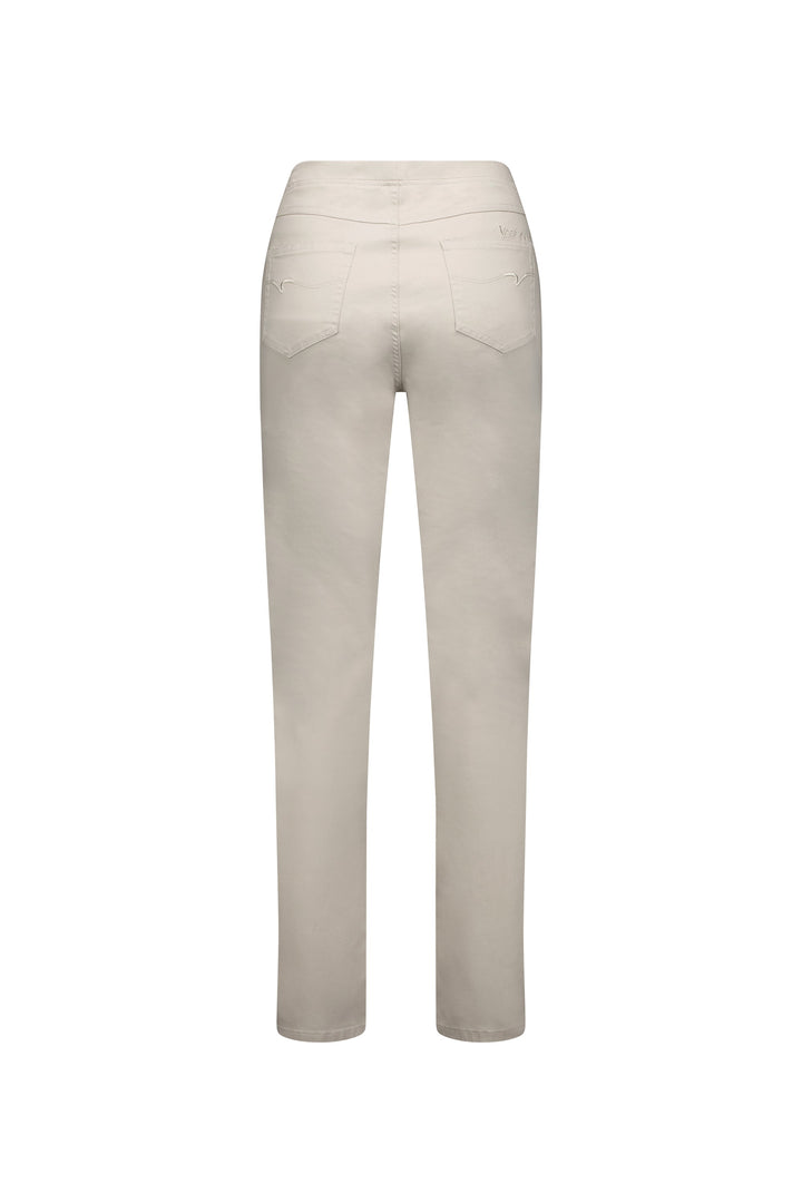 234LW Pumice - Plain Slim Leg Full Length Lightweight Pull-On - Vassalli