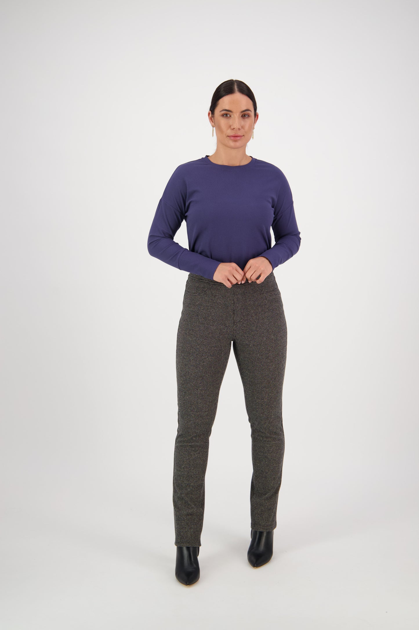 234WD Attic - Slim Leg Full Length Wool Pull On - Vassalli
