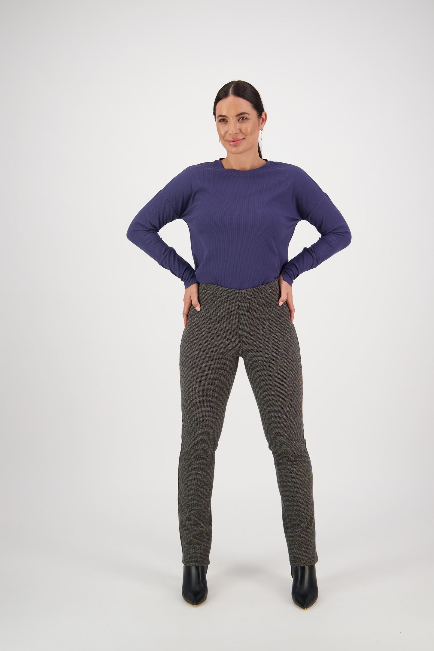 234WD Attic - Slim Leg Full Length Wool Pull On - Vassalli