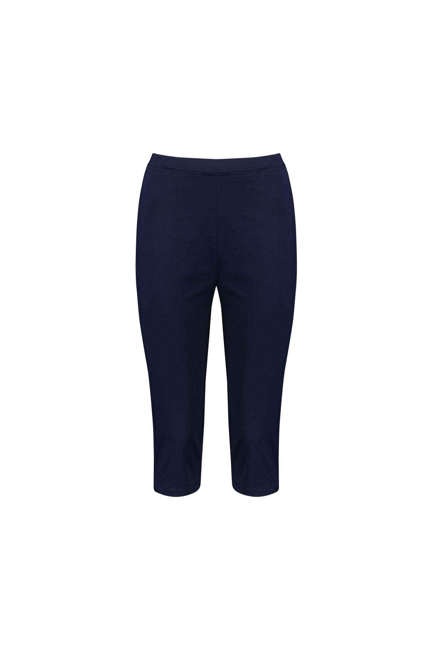 261LW Navy - Plain Skinny Leg 3/4 Length Lightweight Pull On