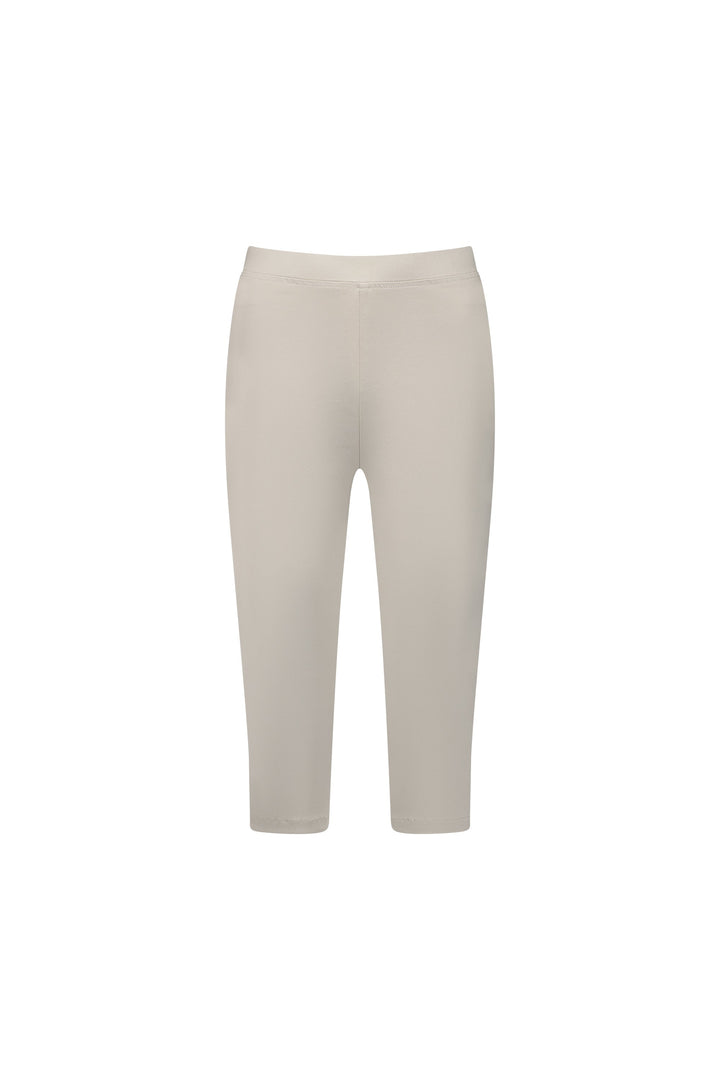 261LW Pumice - Plain Skinny Leg 3/4 Length Lightweight Pull-On - Vassalli