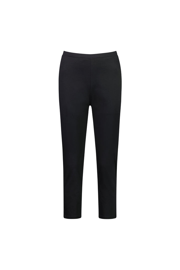 271LW Black - Plain Skinny Leg 7/8 Length Lightweight Pull-On - Vassalli
