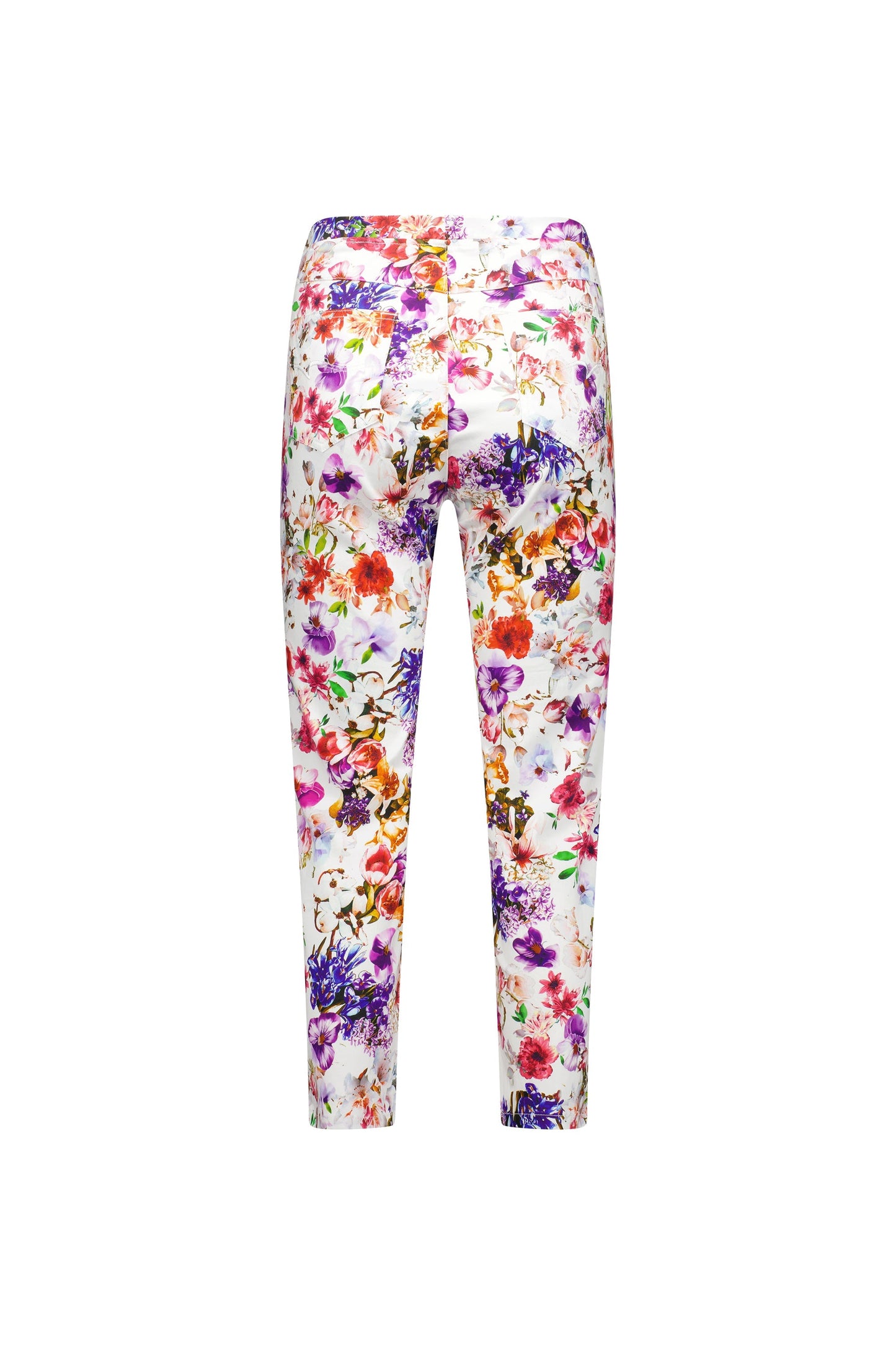 271LW Burst - Printed Skinny Leg 7/8 Length Lightweight Pull On - Vassalli