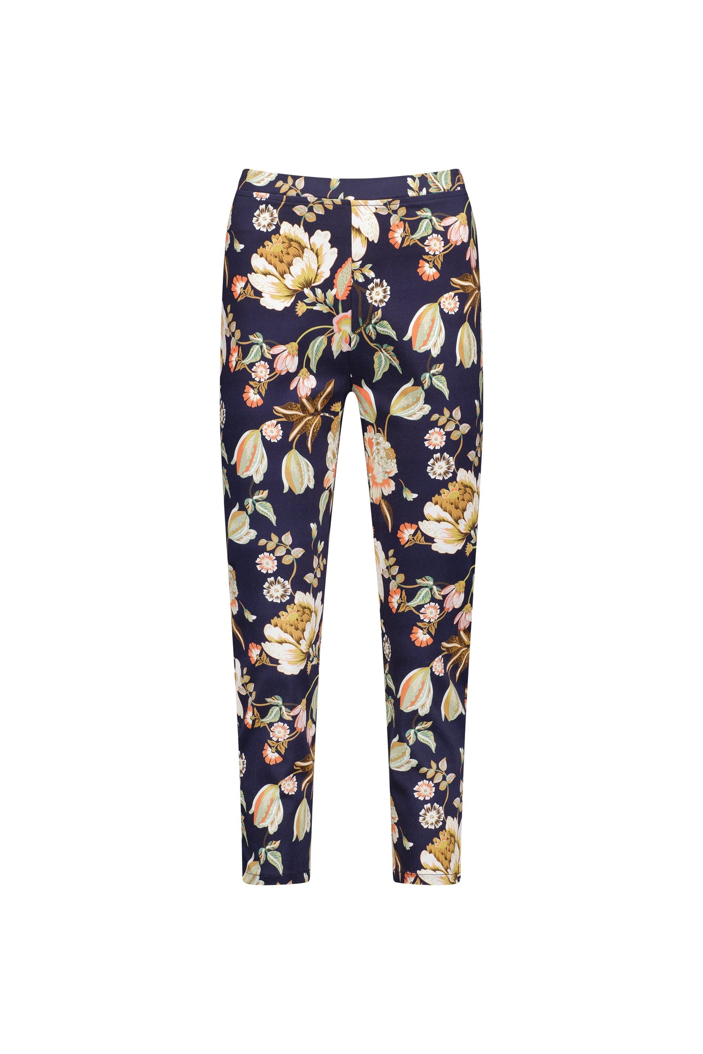 271LW Freya - Printed Skinny Leg 7/8 Length Lightweight Pull On