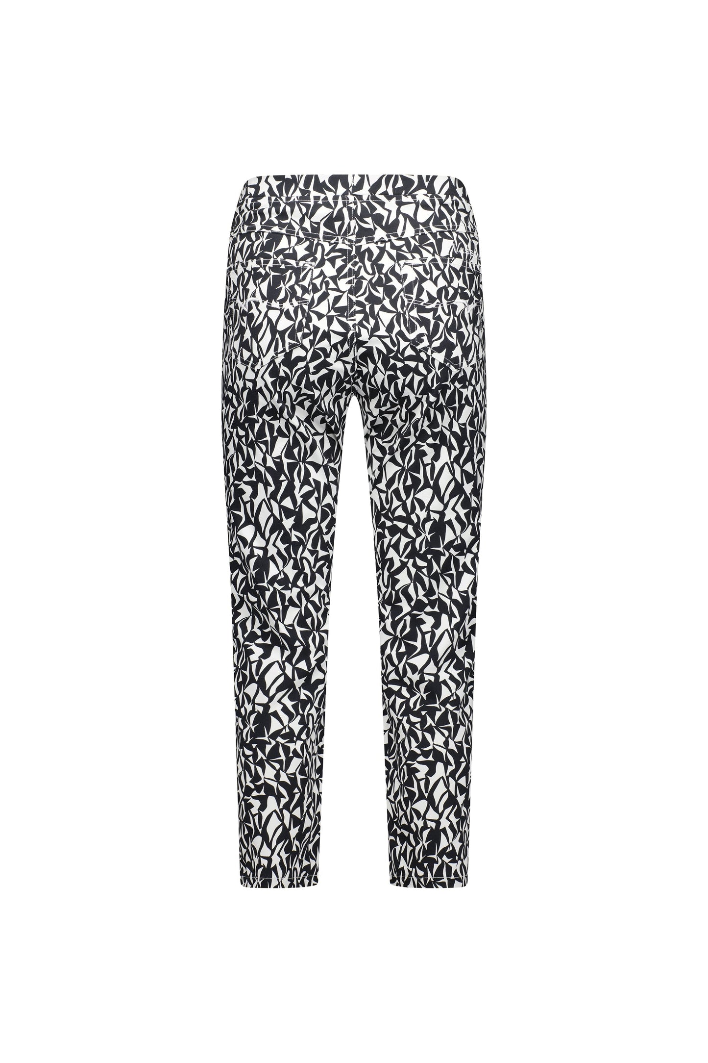 274LW Accent - Printed Slim Leg 7/8 Length Lightweight Pull On - Vassalli