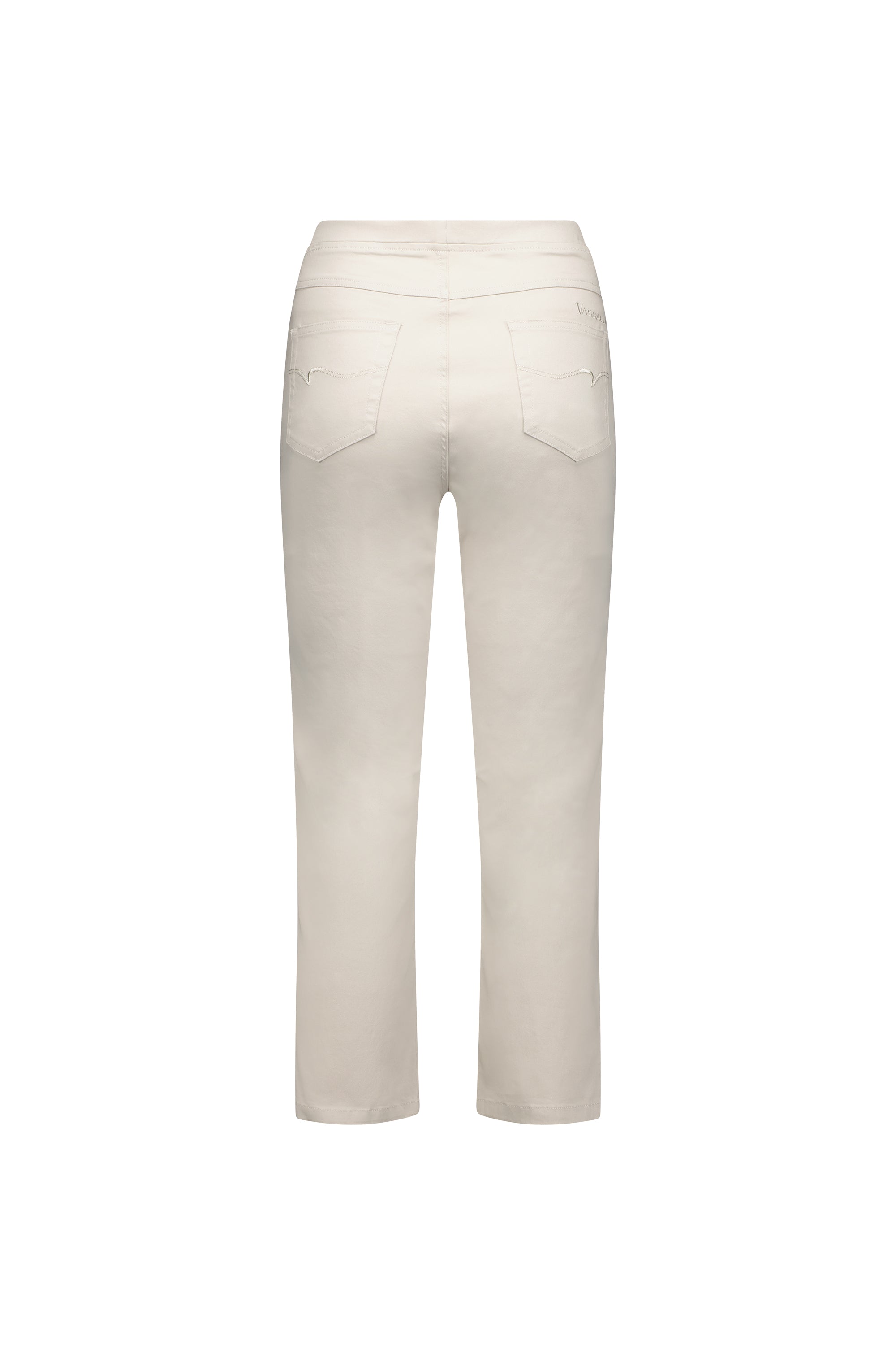 274LW Pumice - Plain Slim Leg 7/8 Length Lightweight Pull-On - Vassalli