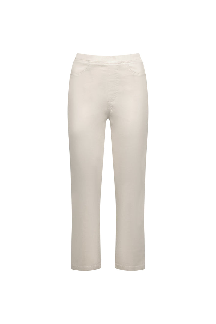 274LW Pumice - Plain Slim Leg 7/8 Length Lightweight Pull-On - Vassalli