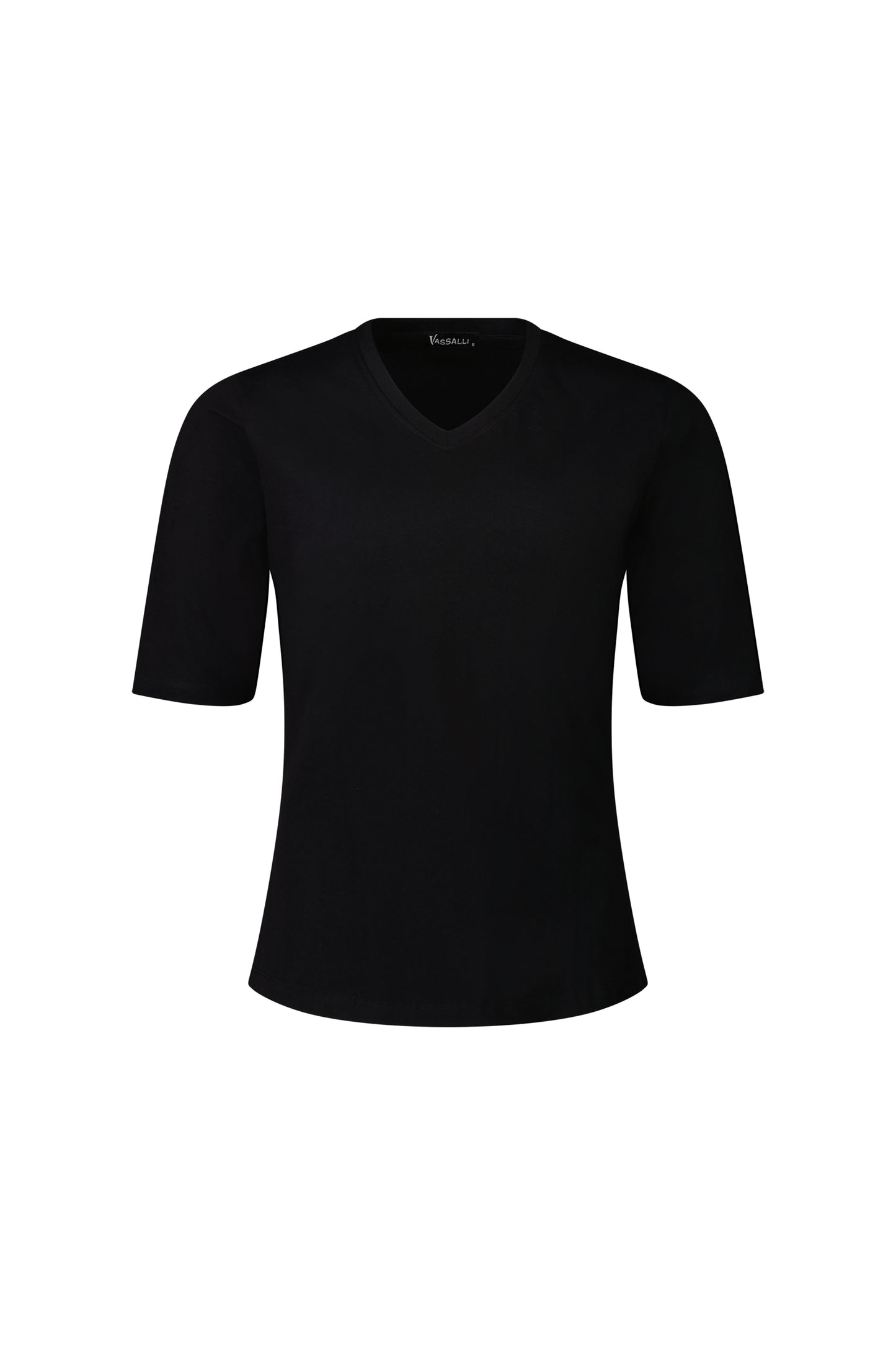 3333 Black - V-Neck Tee - Vassalli