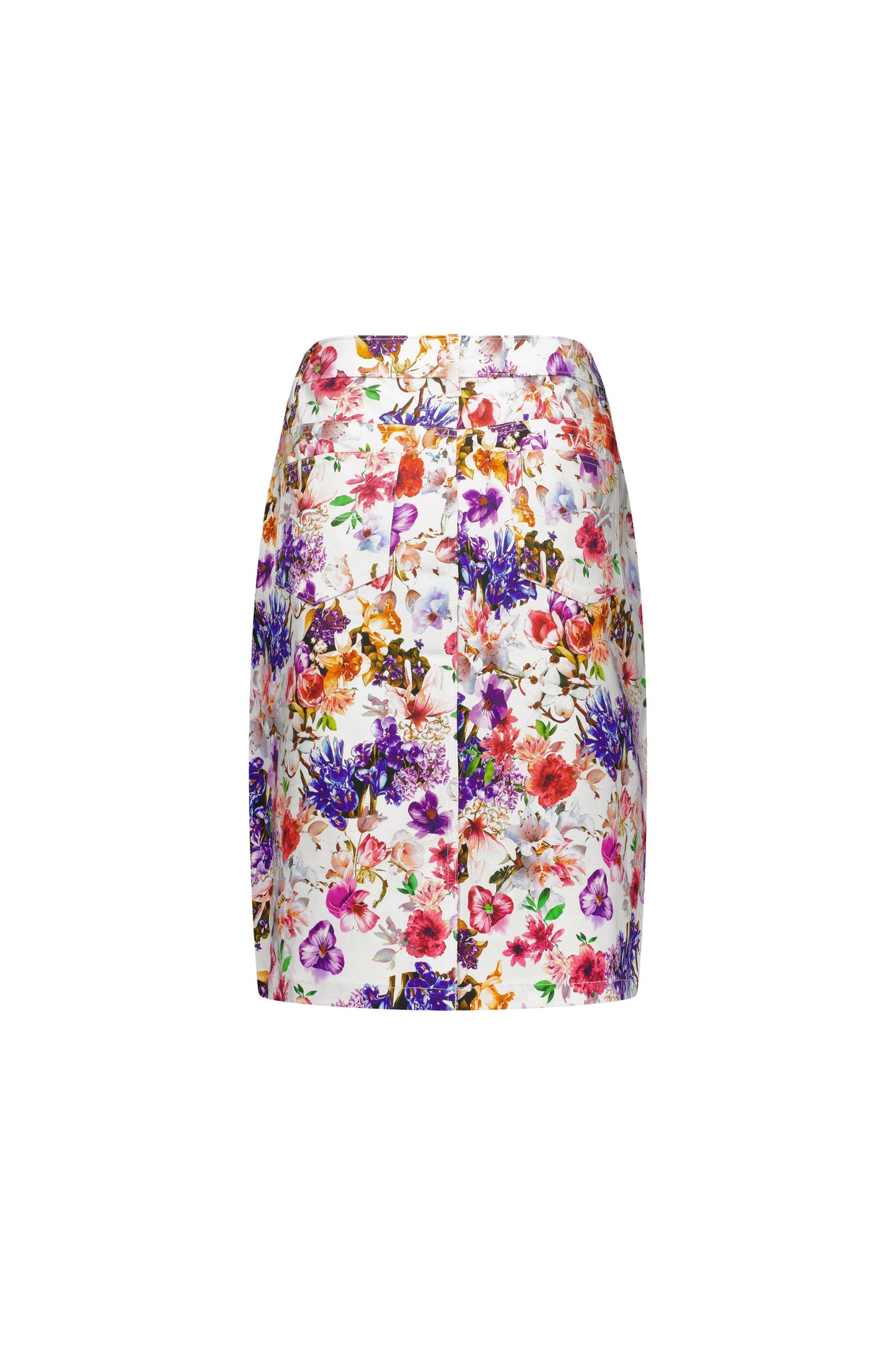 372AV Burst - Printed Lightweight Skirt with Centre Back Vent