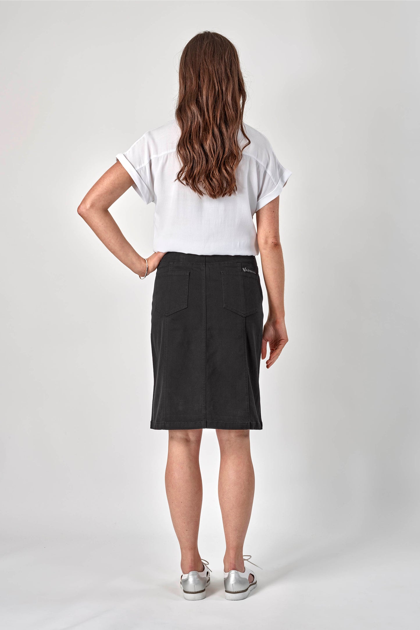372LX Black - Paris Skirt in Luxe