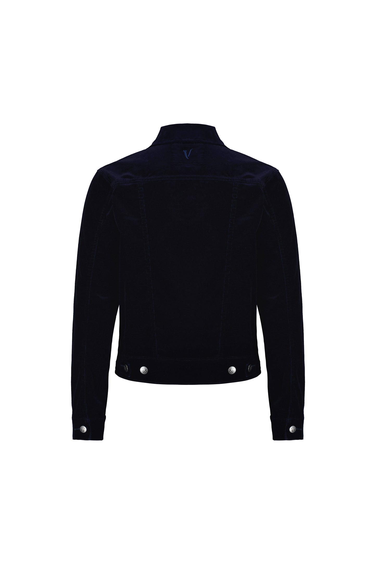4051M Midnight - Pinwale Cord Denim Jacket - Vassalli