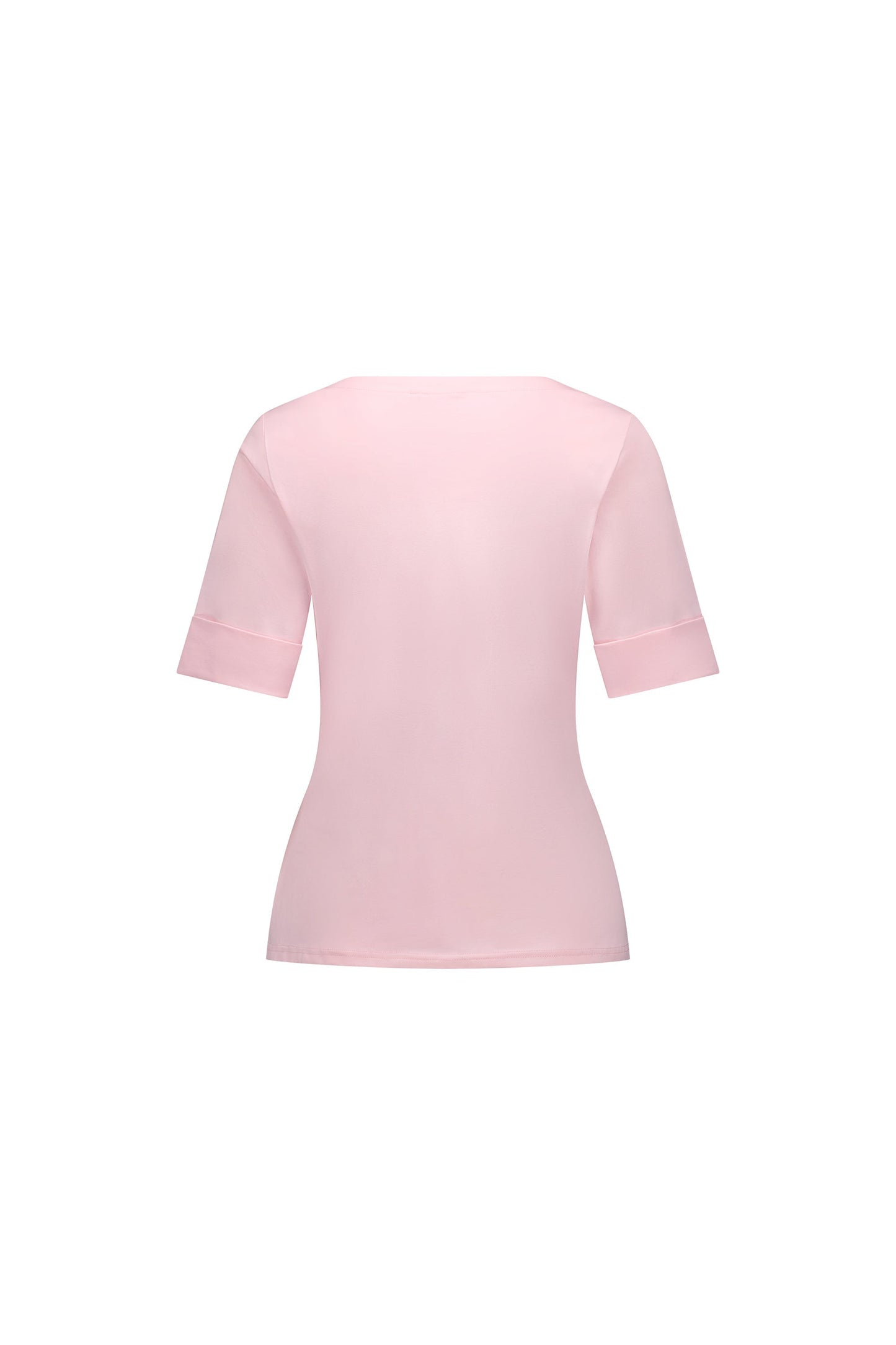 4262 Light Pink - Boat Neck Top - Vassalli