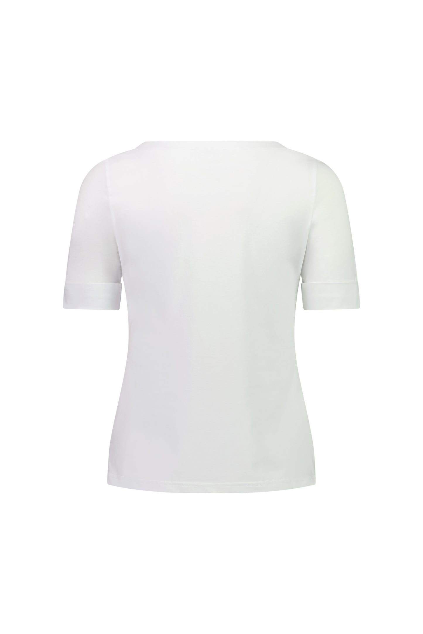 4262 White - Boat Neck Top
