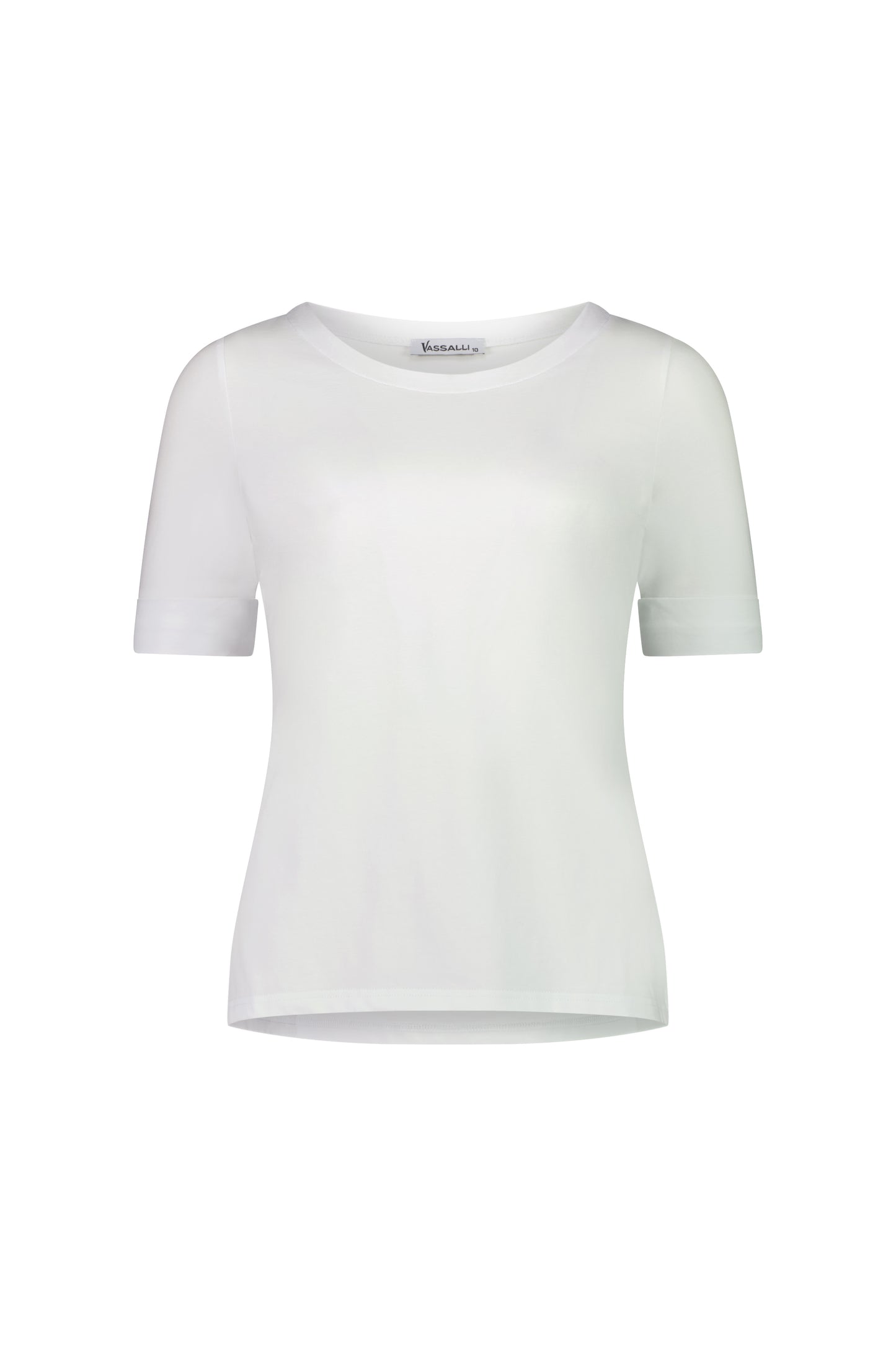 4262 White - Boat Neck Top