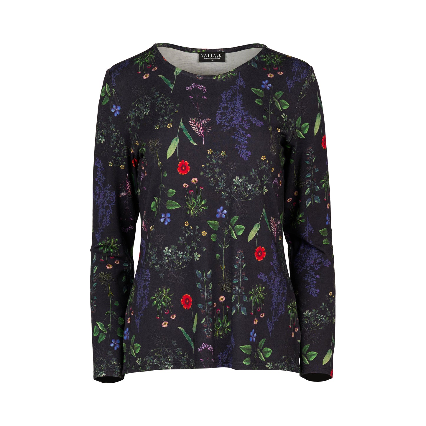 4310 Halo - Long Sleeve Round Neck Top - Vassalli
