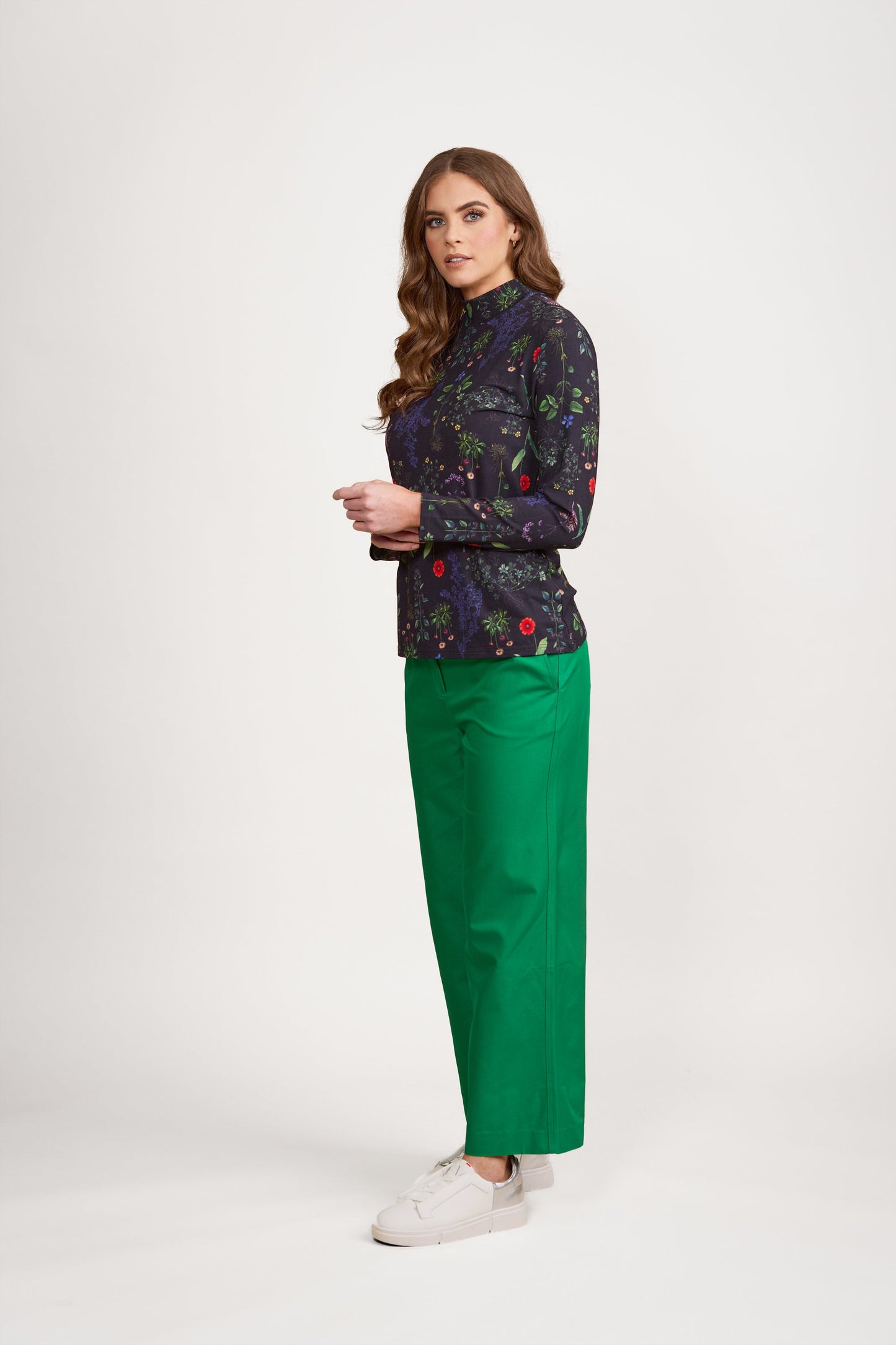 4344 Halo - Long Sleeve Top with High Neck - Vassalli