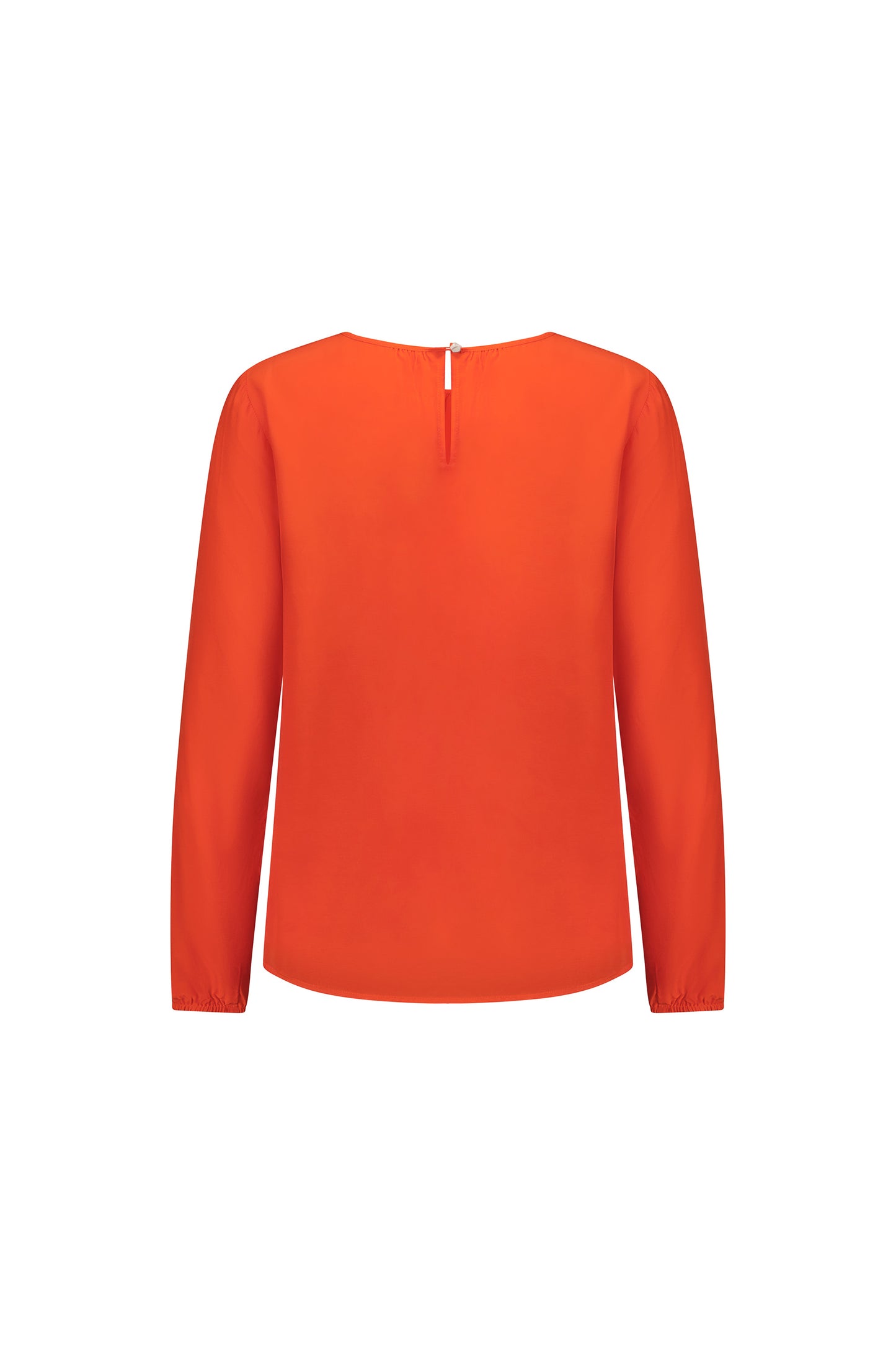 4446 Sunset - Long Sleeve Top with Gathered Neckline - Vassalli