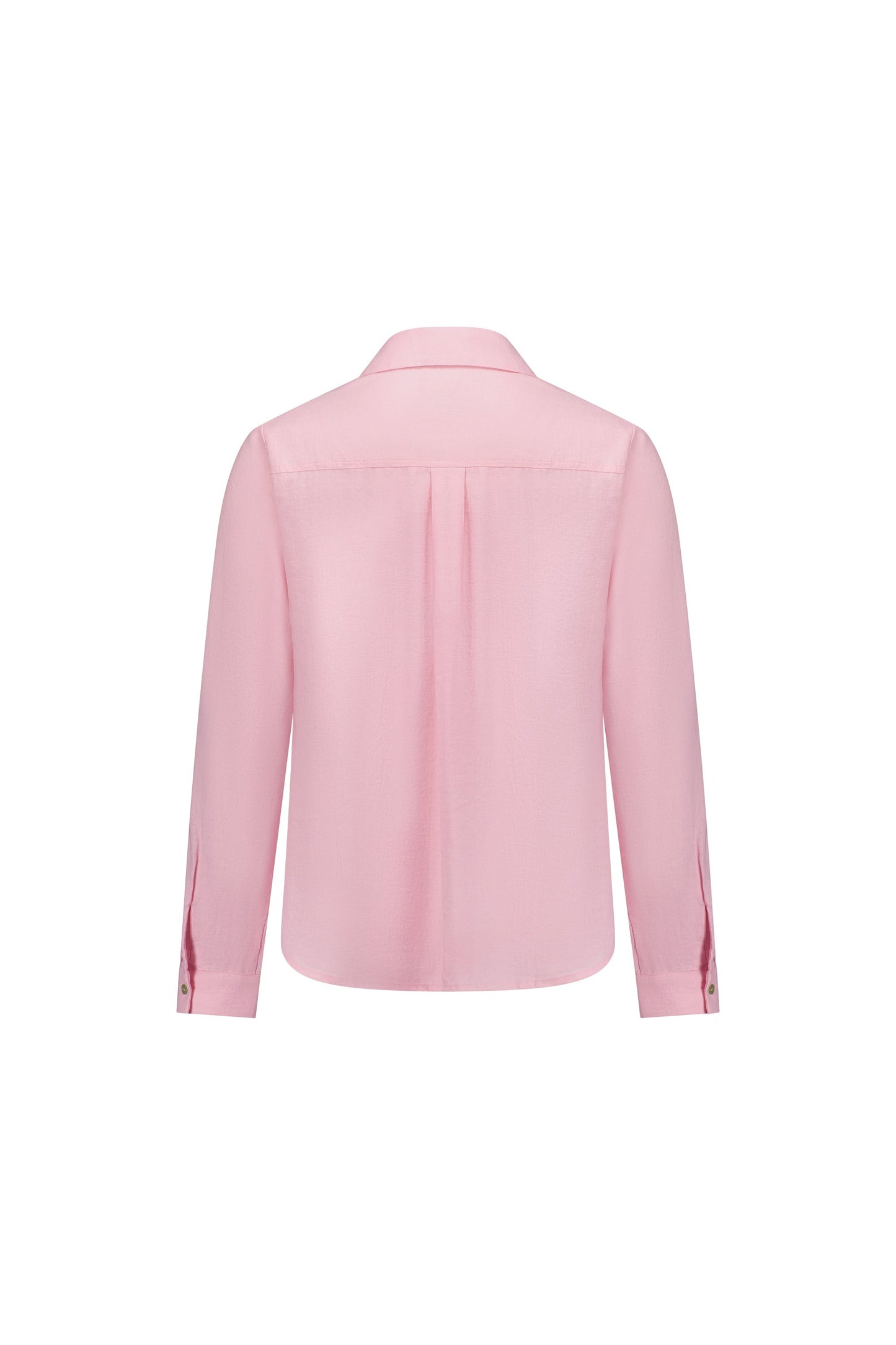 4449 Light Pink - Long Sleeve Shirt with 1/2 Placket - Vassalli