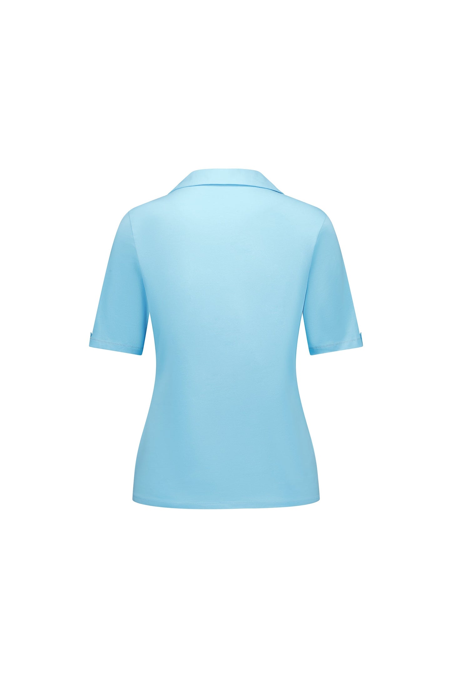 4458 Caribbean - Collared Polo with Sleeve Cuff Detail - Vassalli