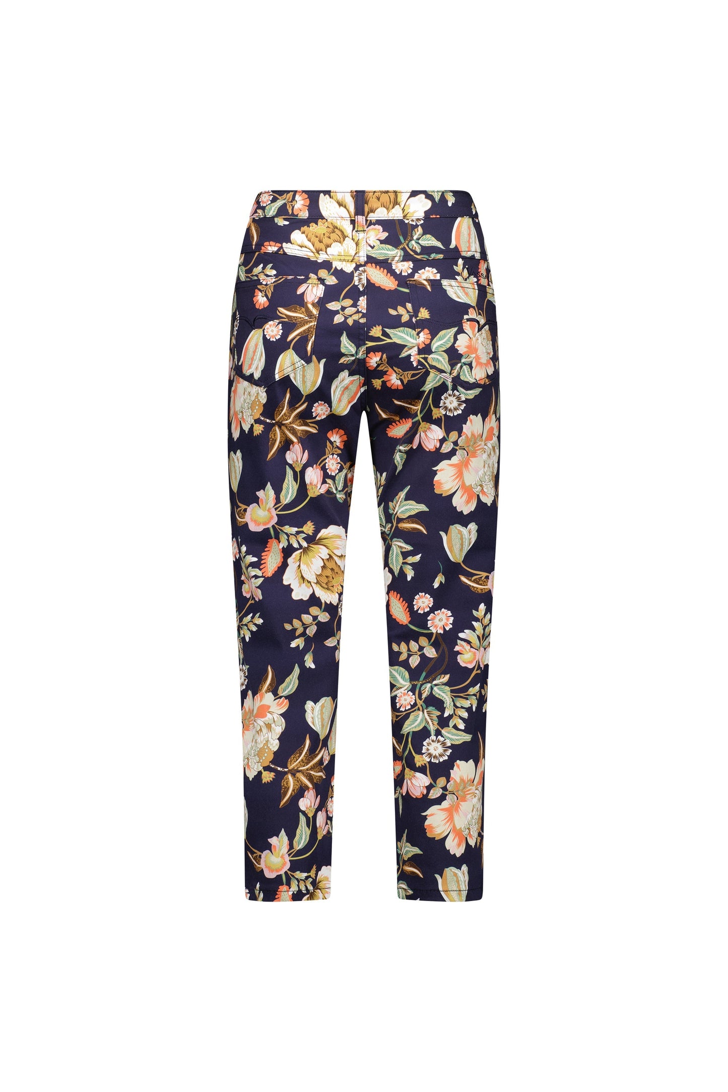 5509LW Freya - Printed Lightweight Skinny Leg 7/8 Length Pant with Fly - Vassalli