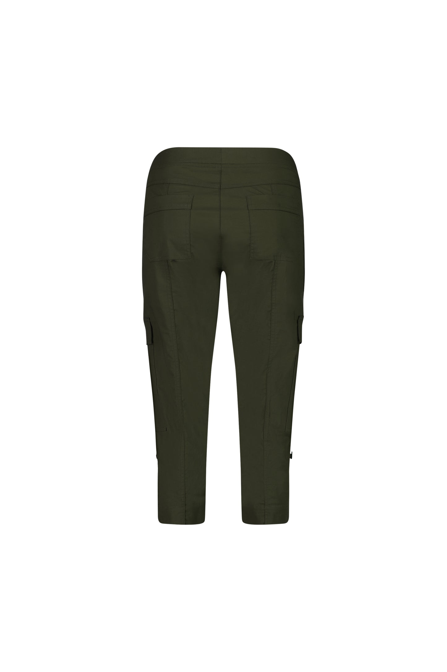 5710P Khaki - Poplin Pull On Cargo Pant - Vassalli