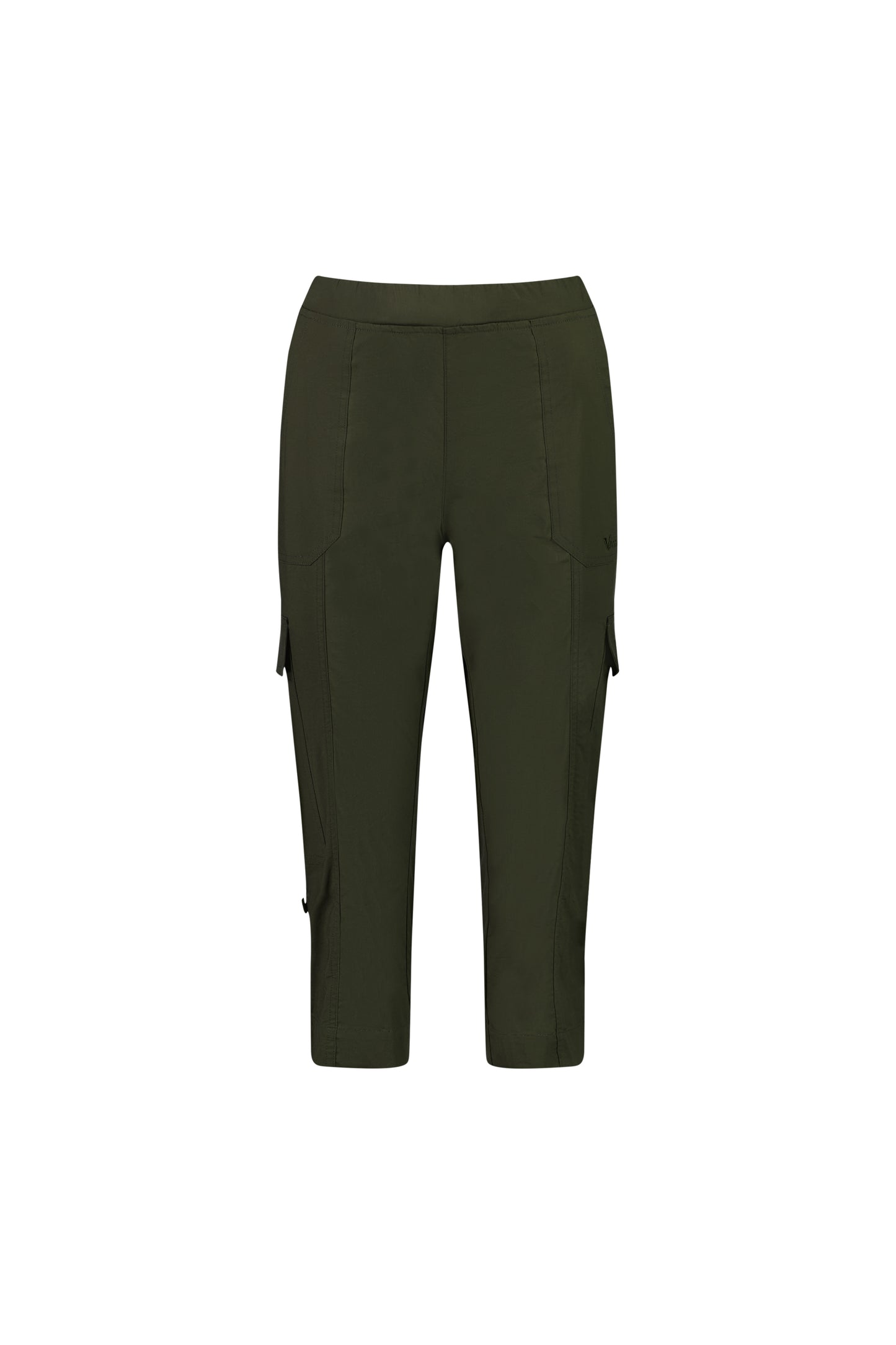 5710P Khaki - Poplin Pull On Cargo Pant - Vassalli
