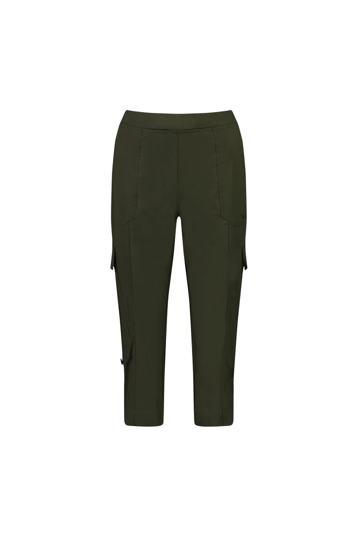 5710P Khaki - Poplin Pull-On Cargo Pant - Vassalli