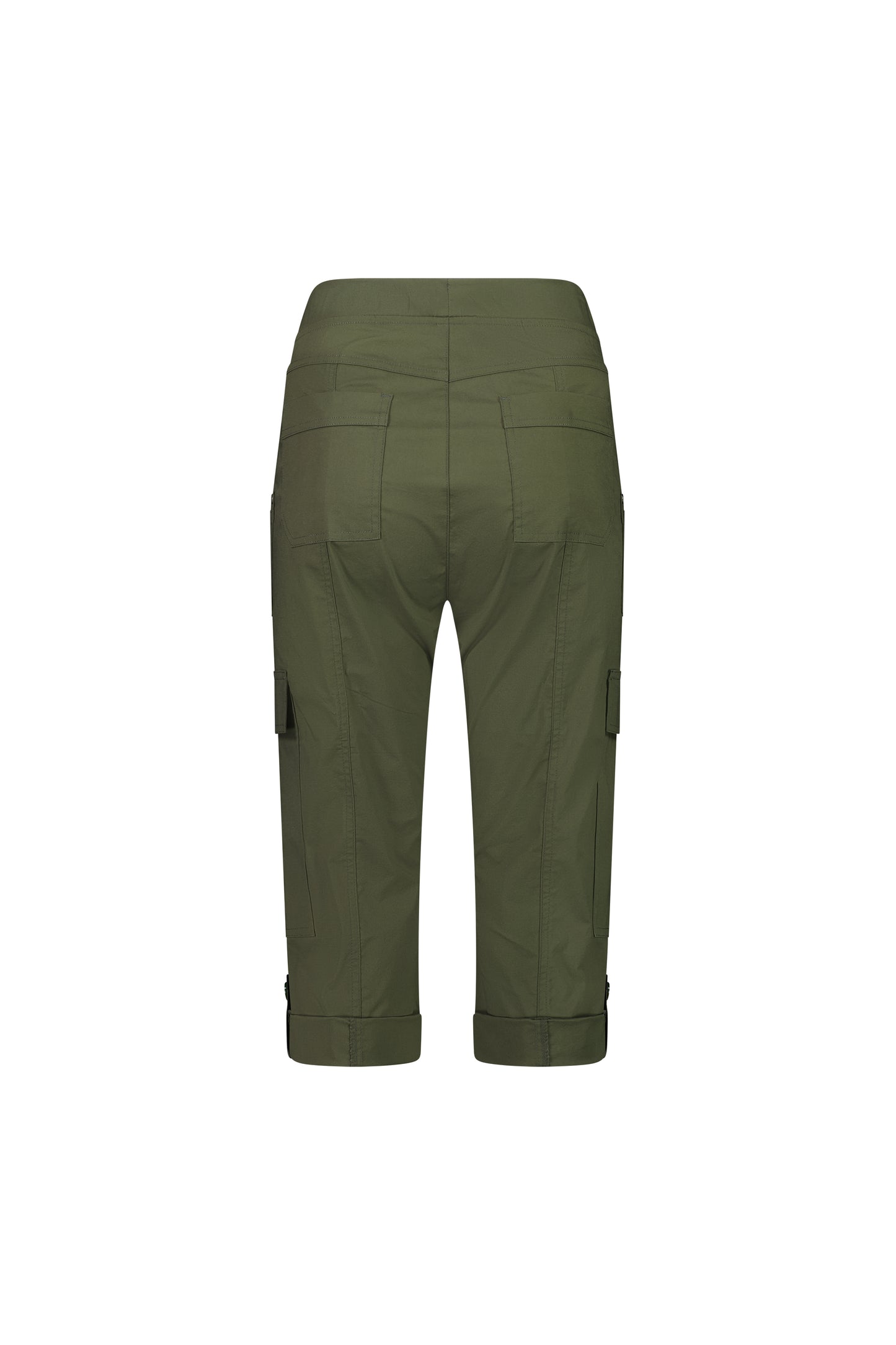5710P Khaki - Poplin Pull On Cargo Pant - Vassalli
