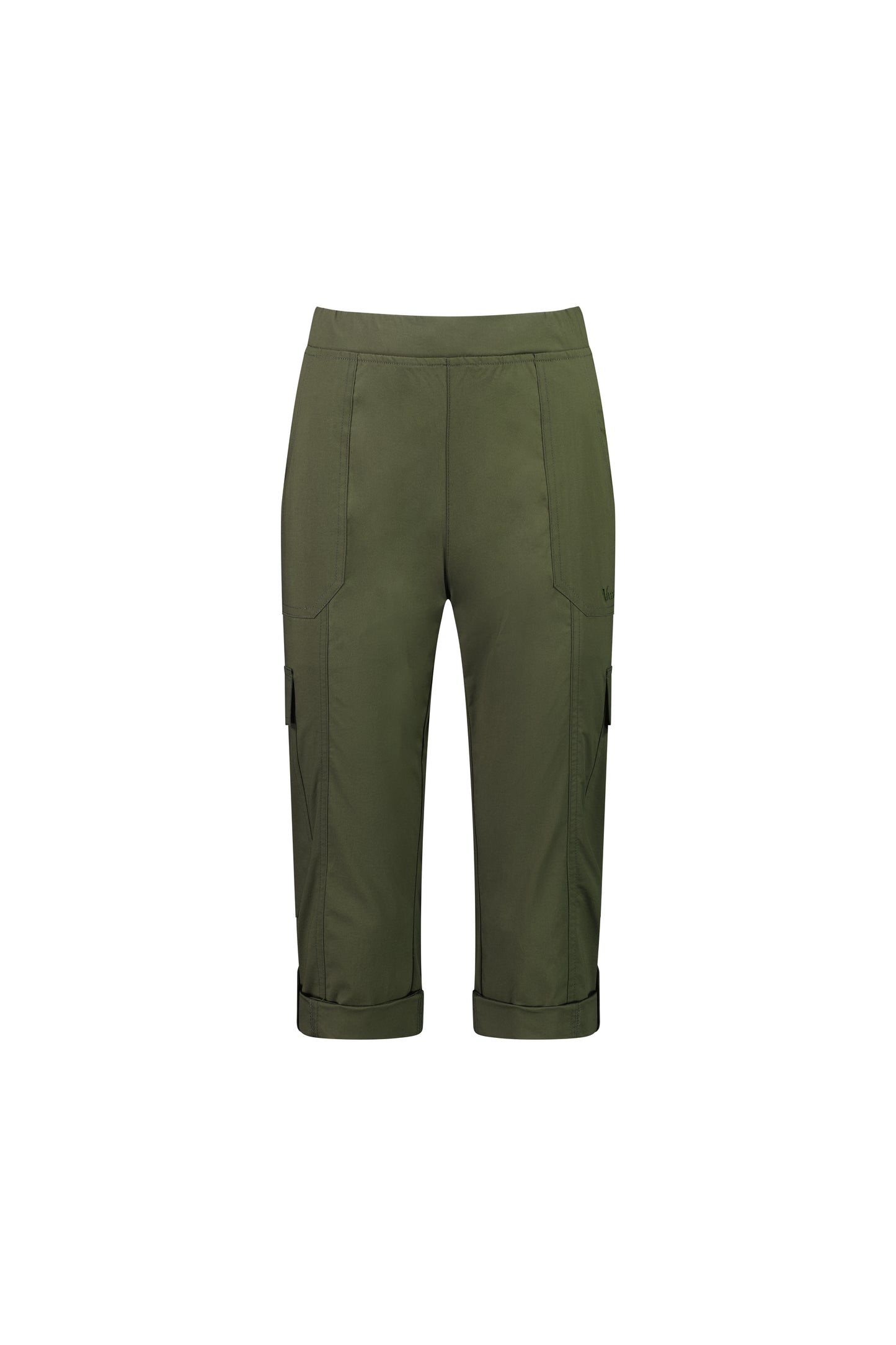 5710P Khaki - Poplin Pull On Cargo Pant - Vassalli