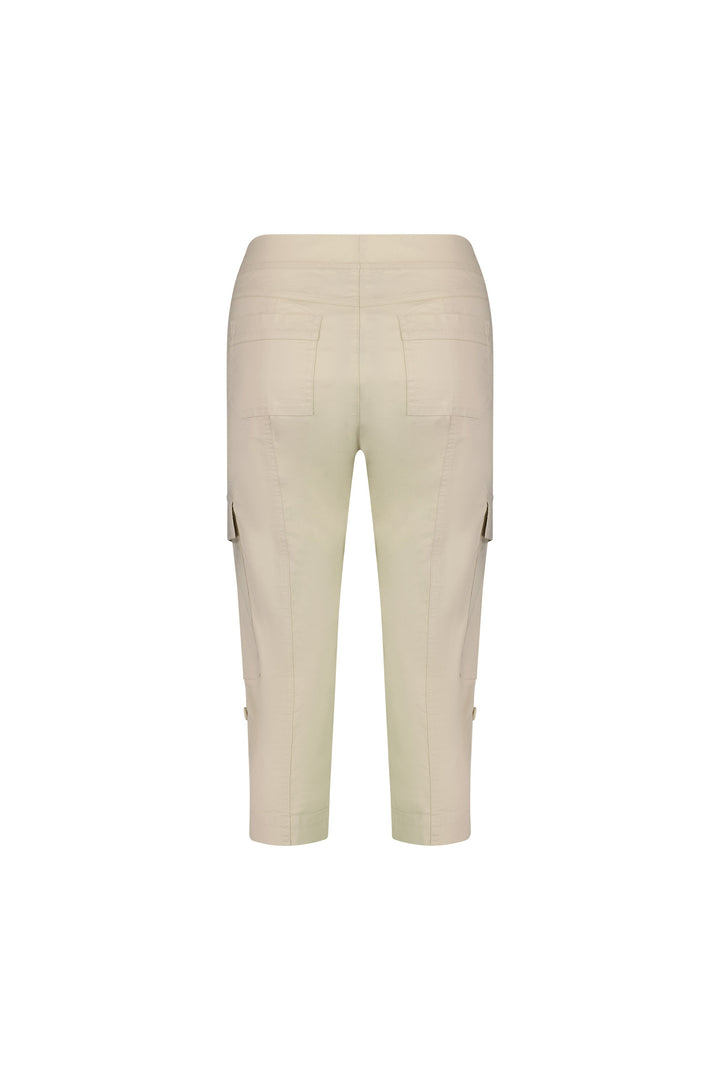 5710P Sand - Poplin Pull-On Cargo Pant - Vassalli
