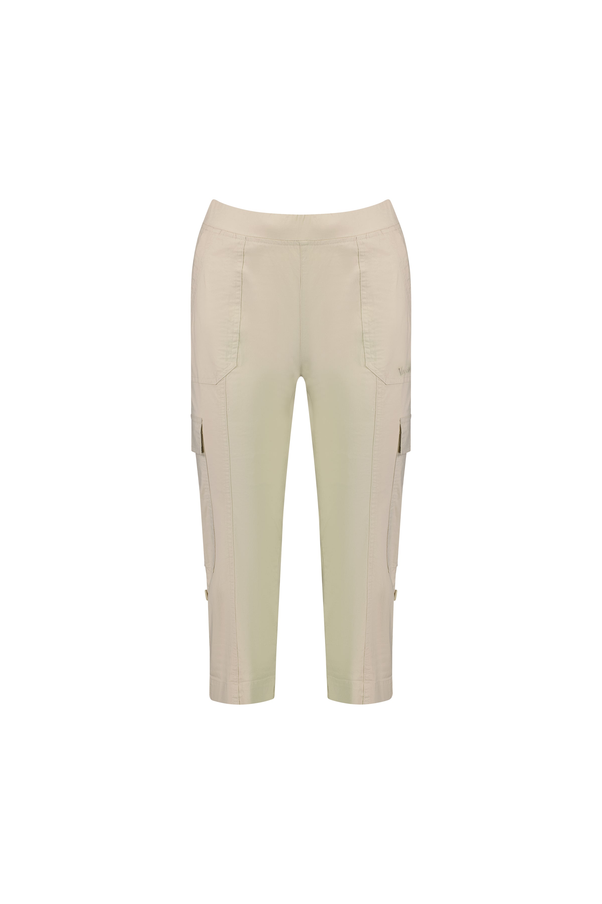 5710P Sand - Poplin Pull-On Cargo Pant - Vassalli