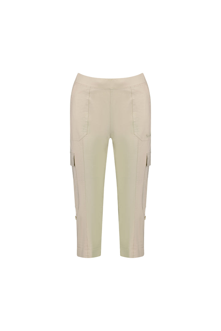 5710P Sand - Poplin Pull-On Cargo Pant - Vassalli