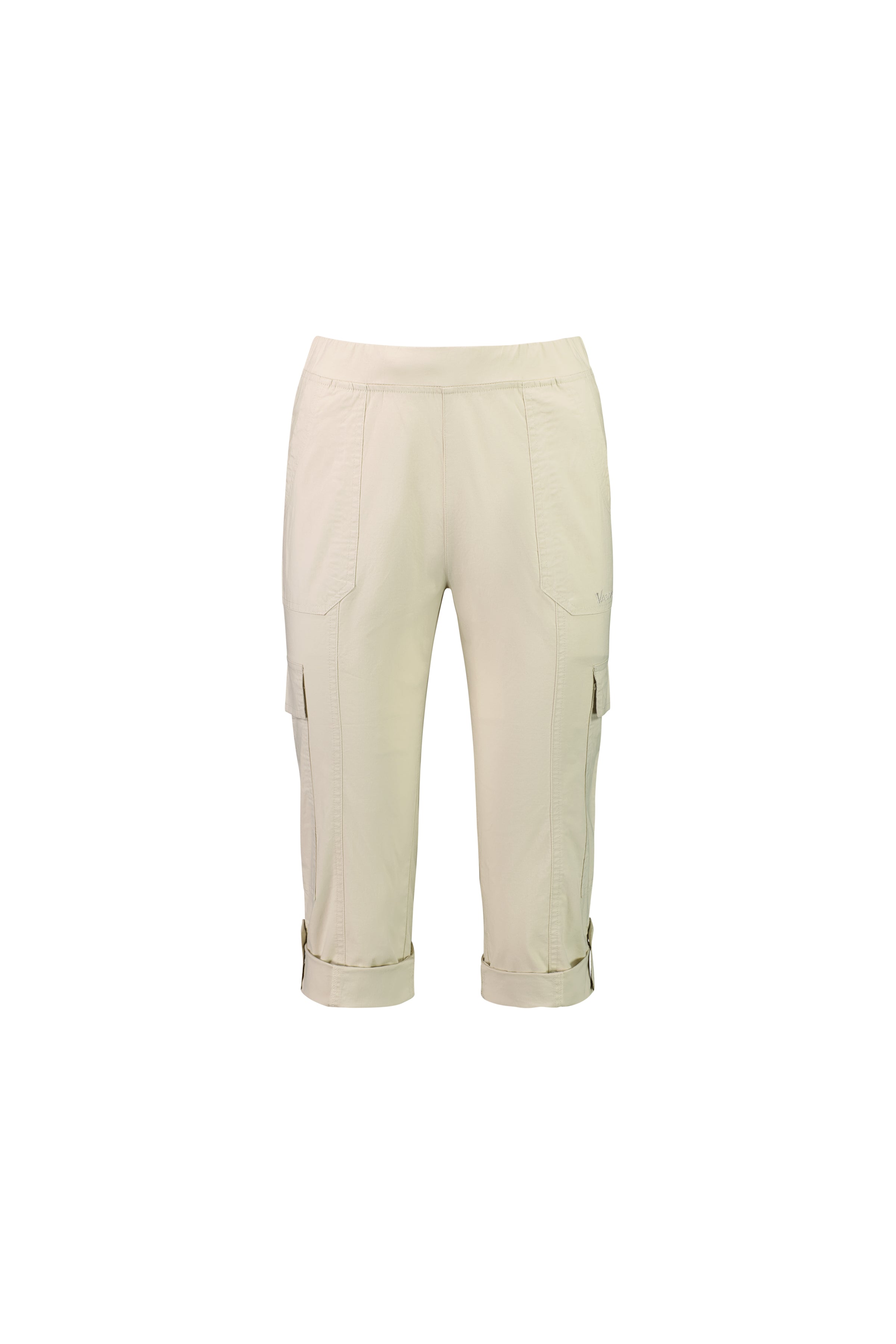 5710P Sand - Poplin Pull-On Cargo Pant - Vassalli