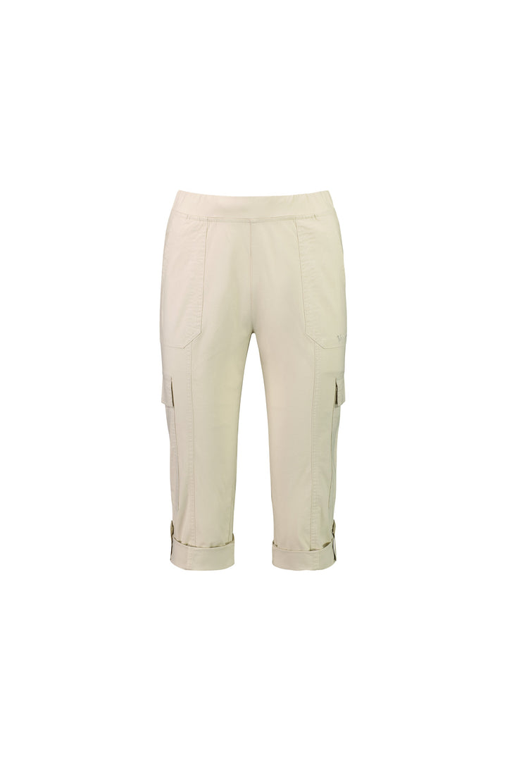 5710P Sand - Poplin Pull-On Cargo Pant - Vassalli