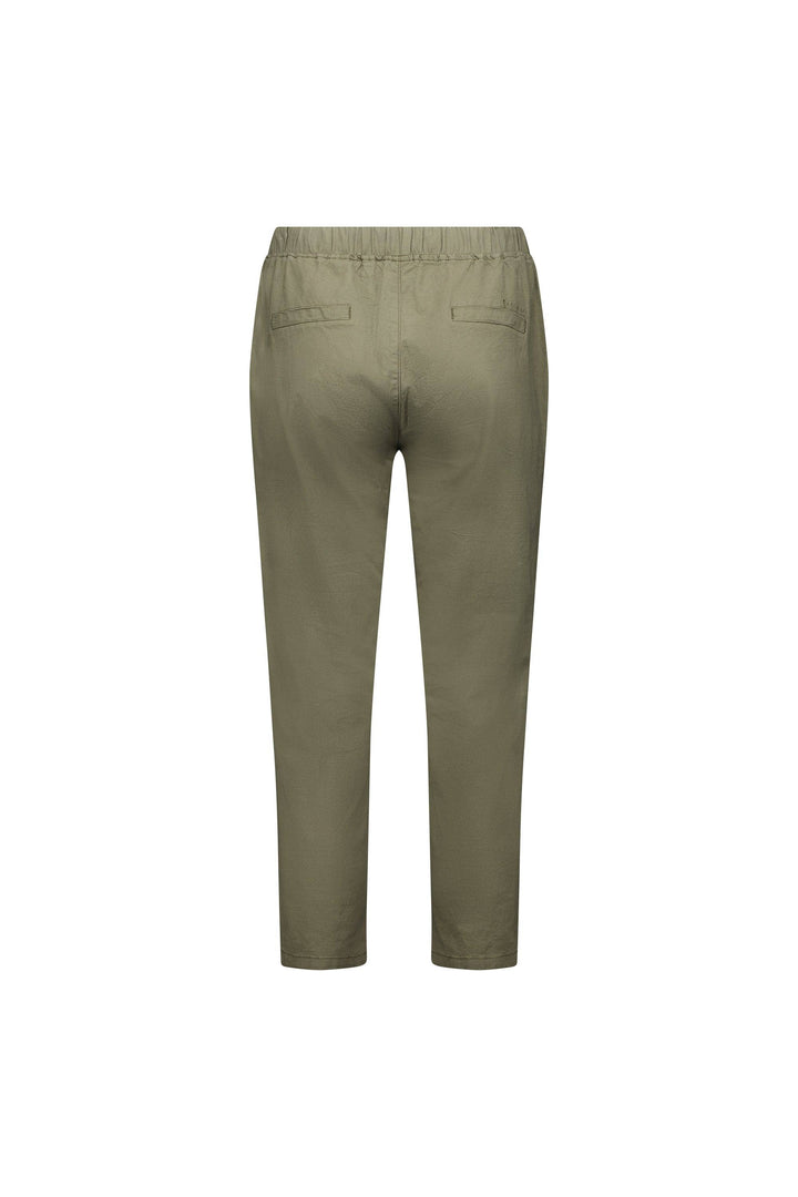 5790 Army - 7/8 Length Skinny Leg Elastic Waist Pant - Vassalli