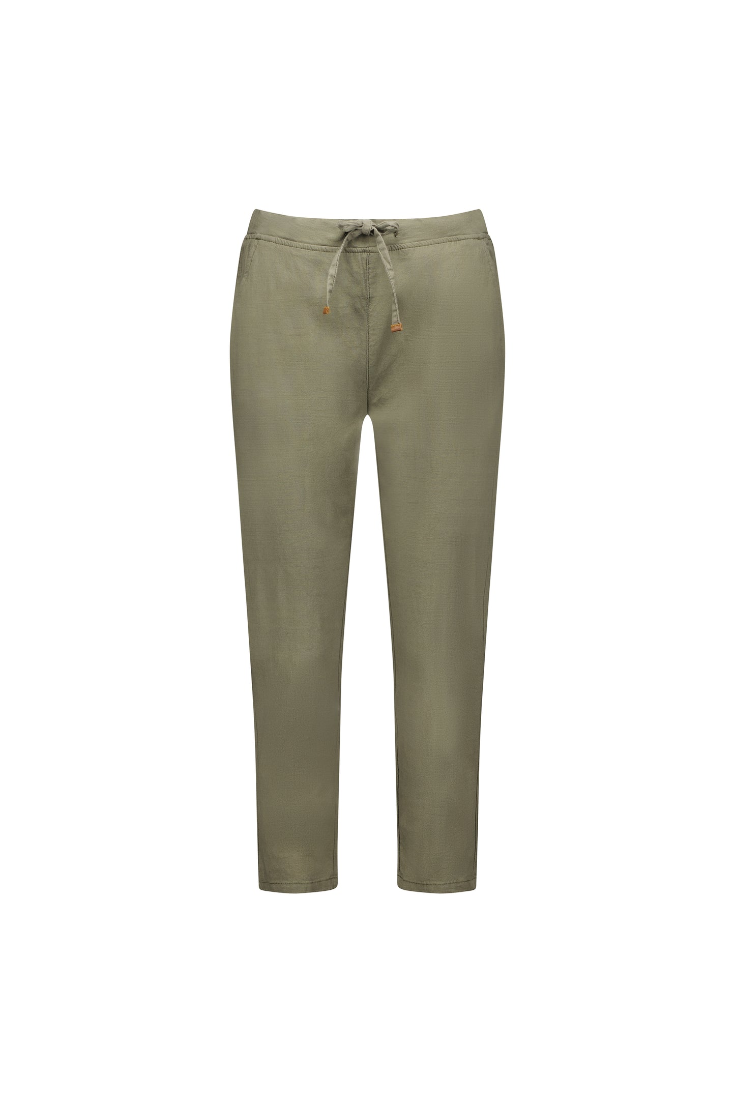 5790 Army - 7/8 Length Skinny Leg Elastic Waist Pant - Vassalli