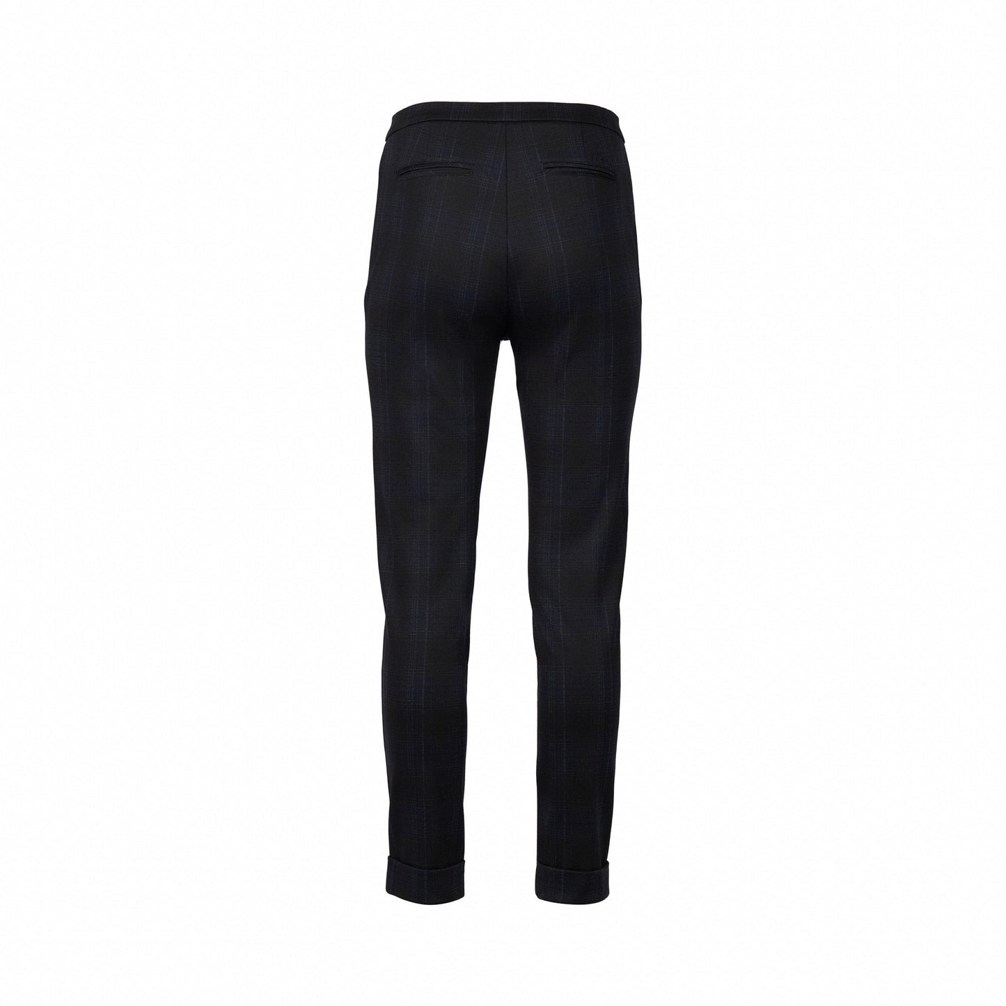5894 Neptune - Skinny Leg Full Length Printed Ponti Pant with Cuff - Vassalli