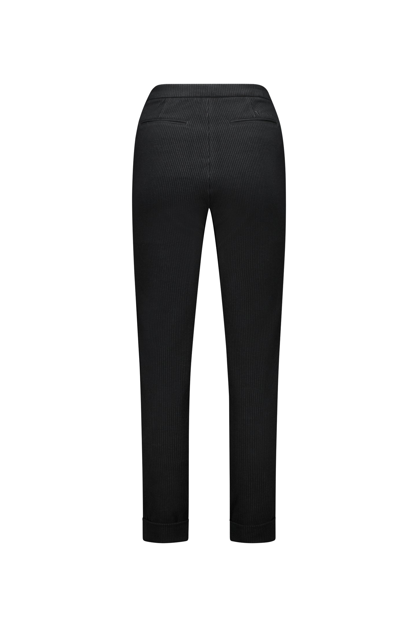 5894 Plush - Skinny Leg Full Length Ponti Pant with Cuff - Vassalli