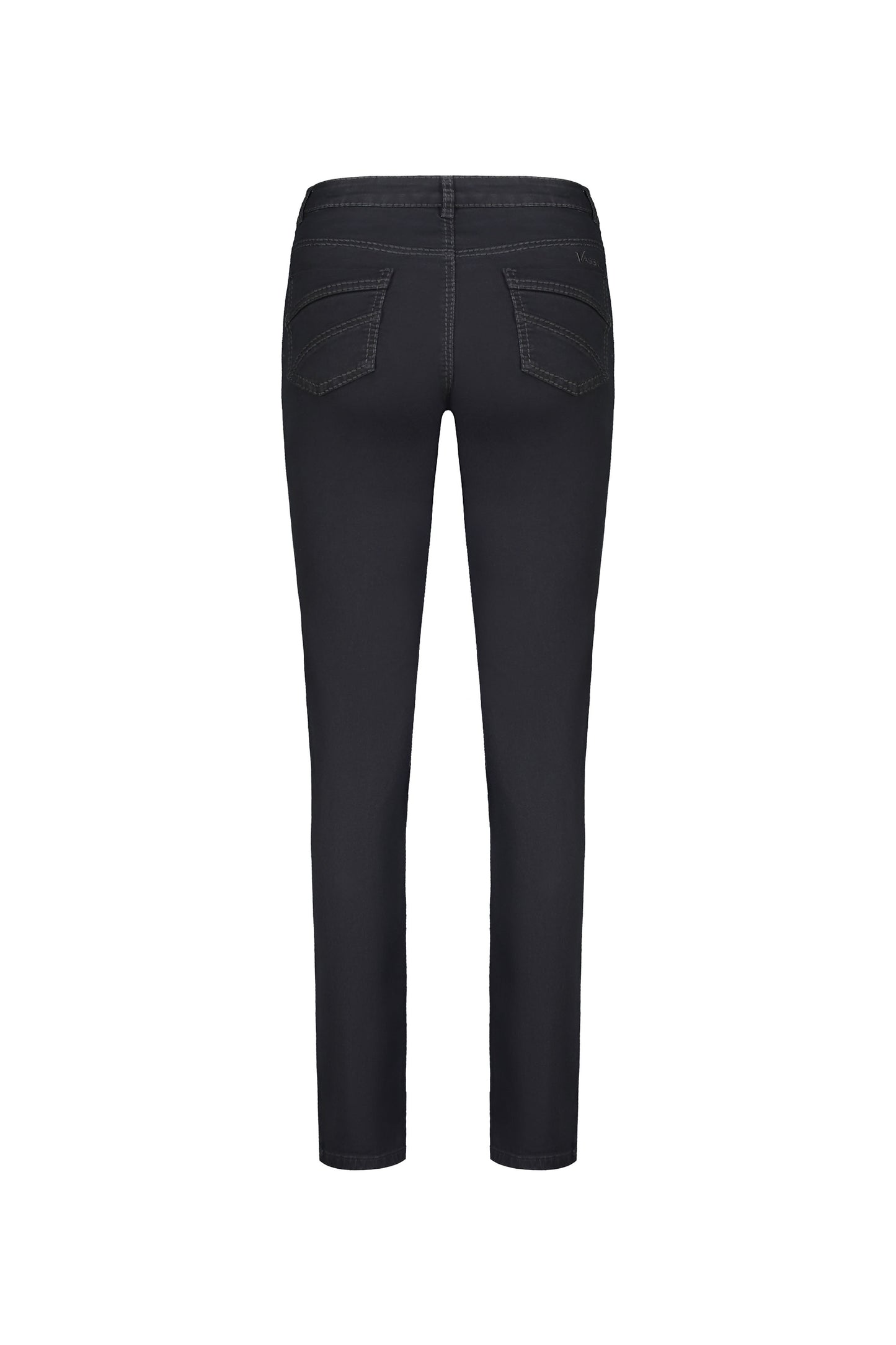 5937 Black Denim - Straight Leg Full Length Jean - Vassalli