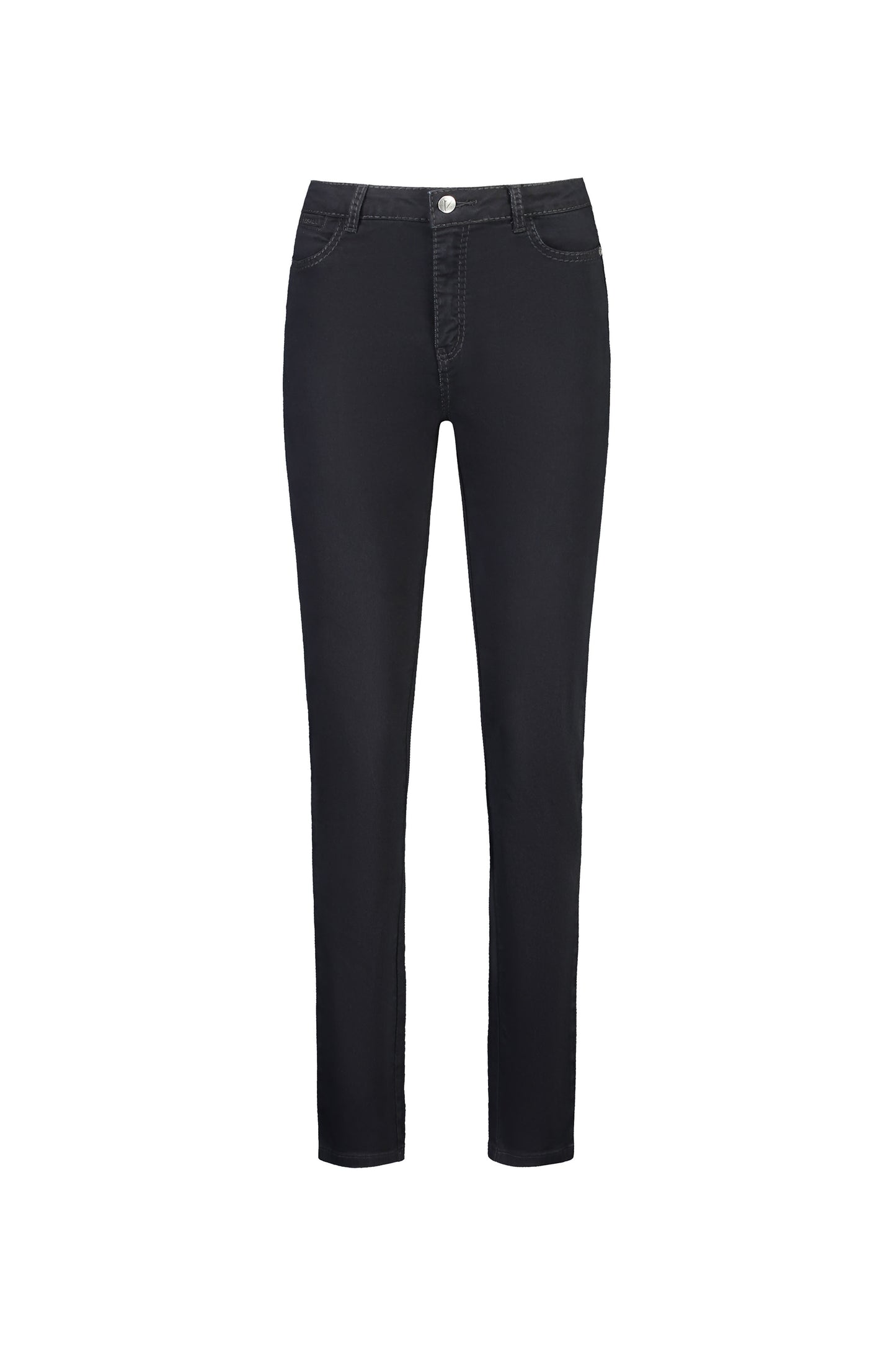 5937 Black Denim - Straight Leg Full Length Jean - Vassalli