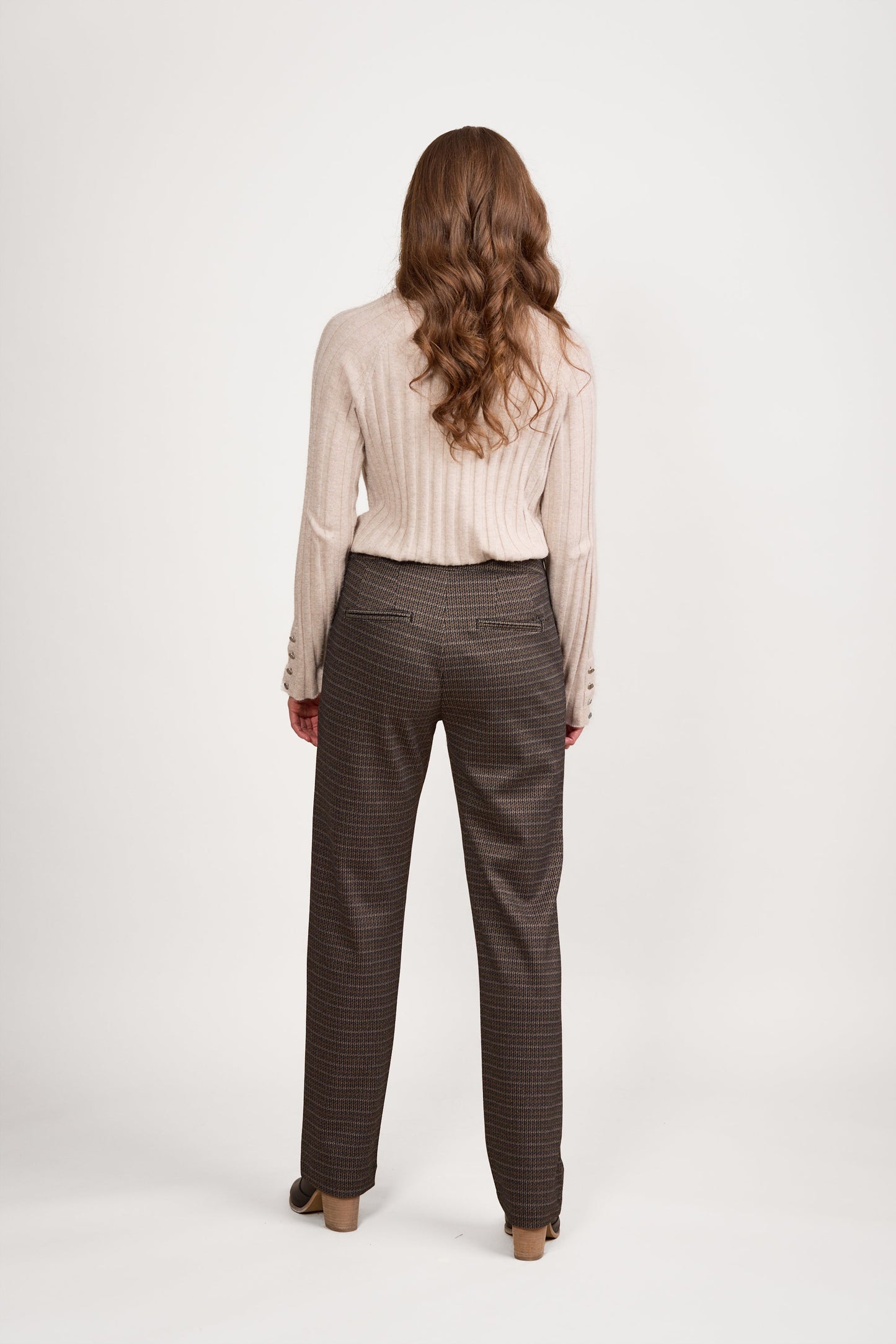 5952A Sutton - Straight Leg Full Length Pant with Fly - Vassalli