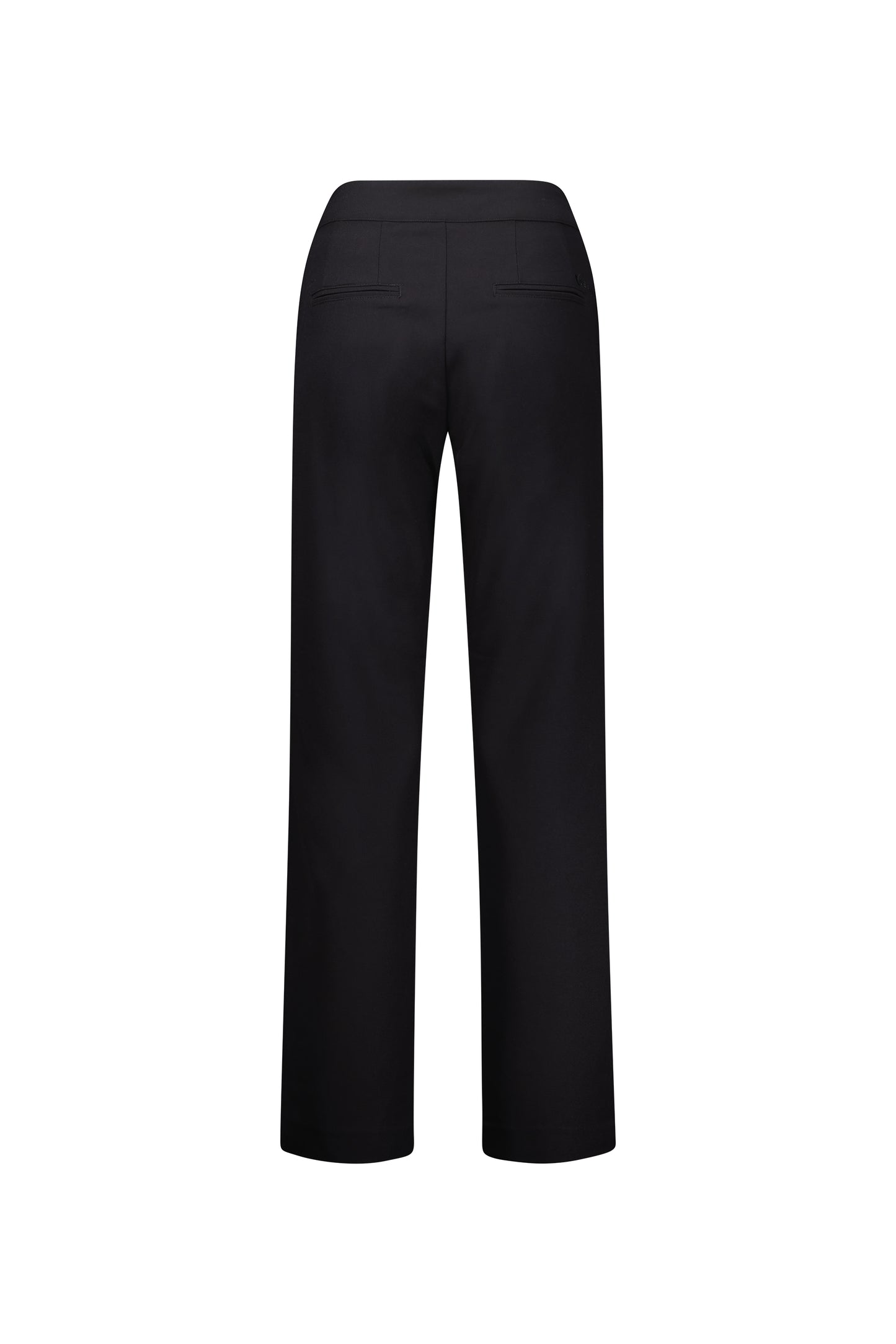5952AW Black - Straight Leg Full Length Dress Pant - Vassalli