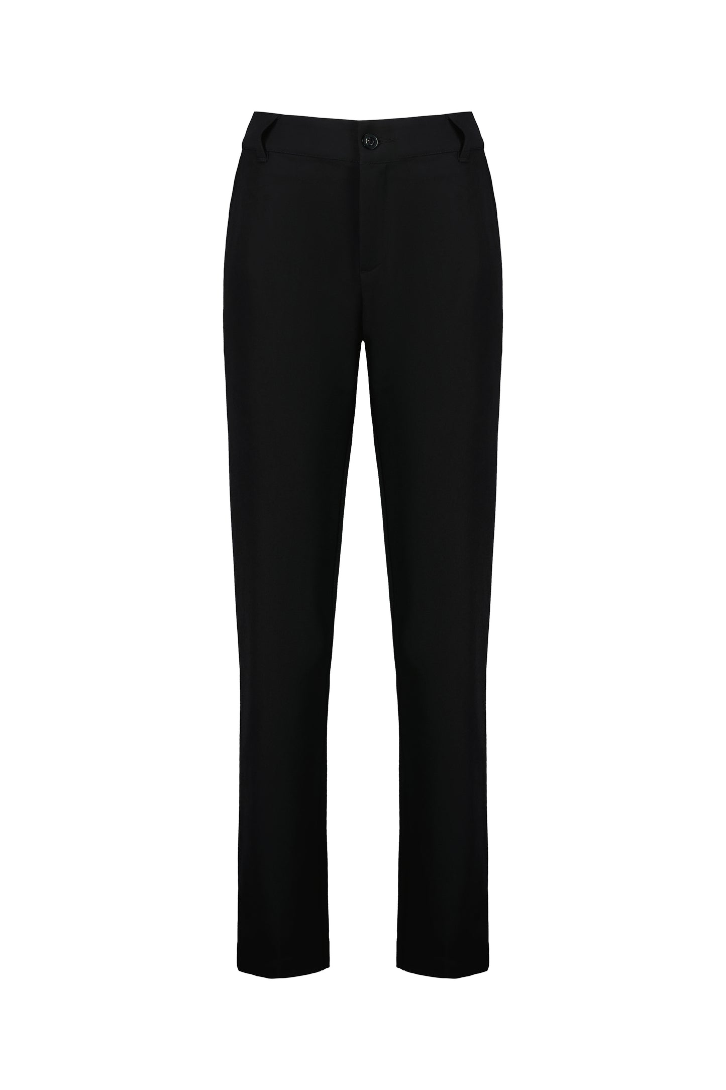 5952 Black - Straight Leg Full Length Dress Pant - Vassalli